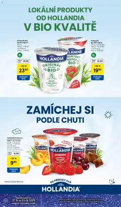 Hollandia Bio Selský jogurt*, 400 g Selský jogurt od 17.09.2025 | Strana: 32