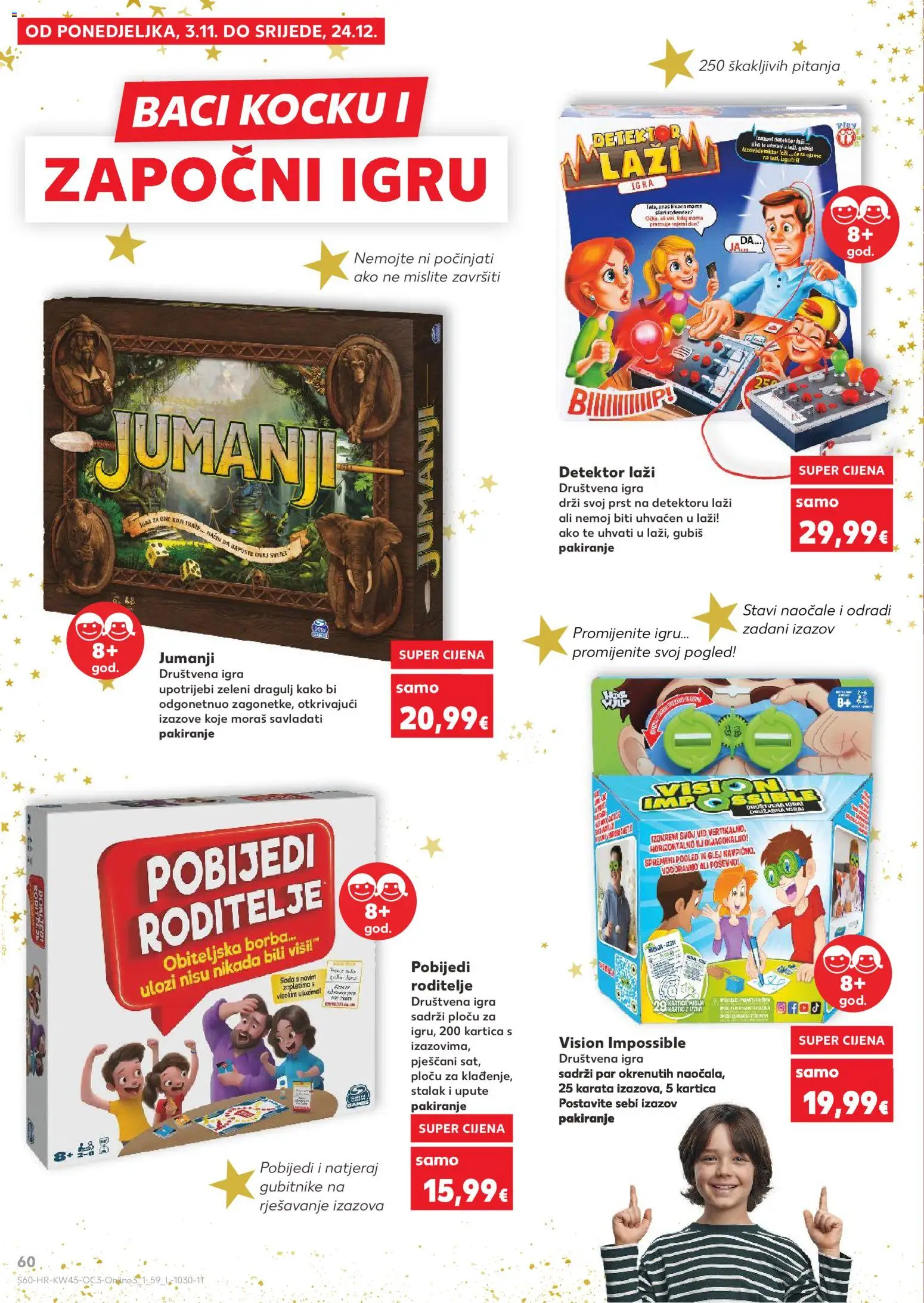 Kaufland katalog | vrijedi od 03.11.2025 | Stranica: 60 | Proizvodi: Naočale, Igra