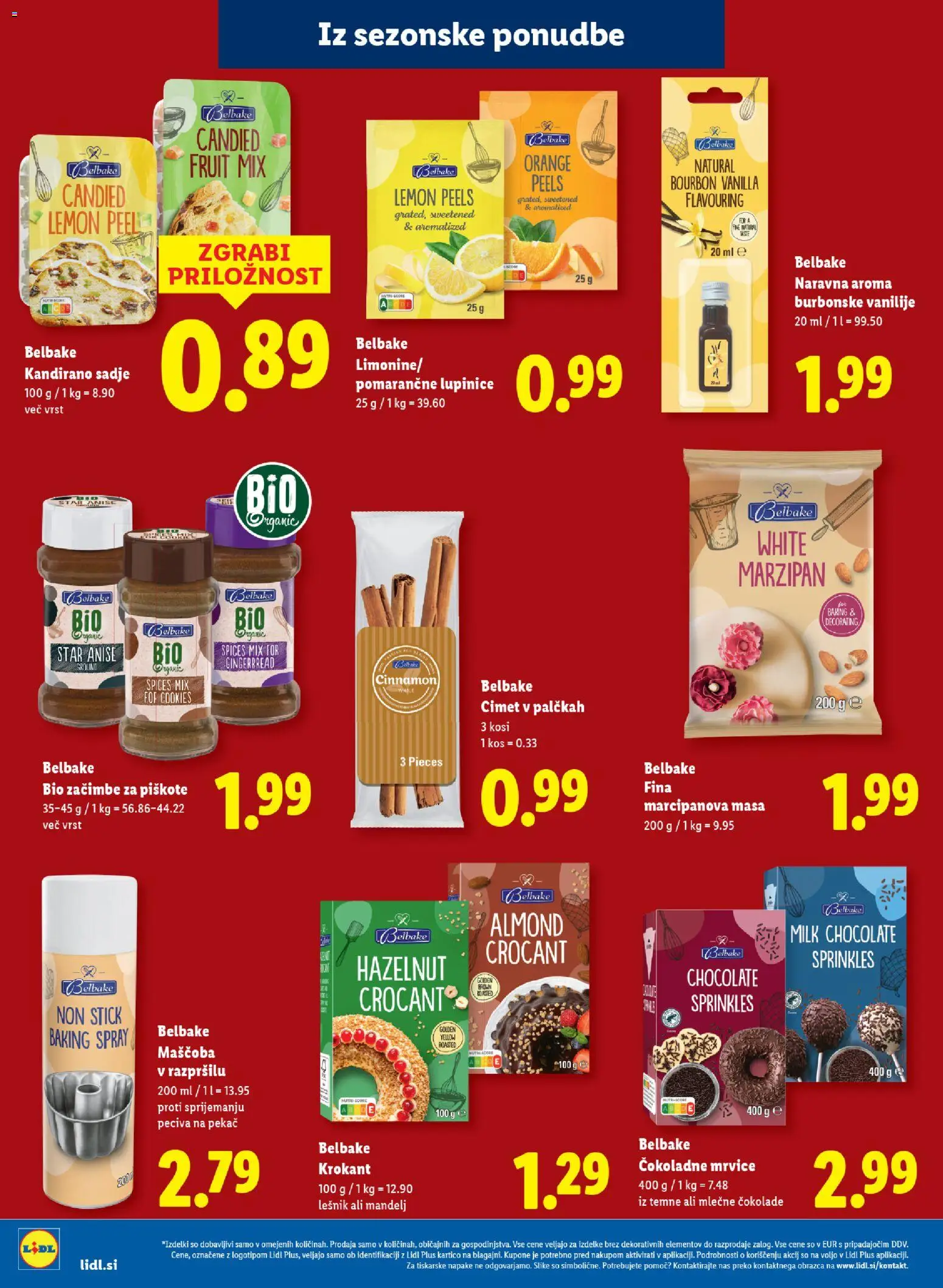 Novi Lidl katalog ponudbe – veljaven od 27.11.2025 | Stran: 16 | Izdelki: Kos, Zacimbe, Sadje