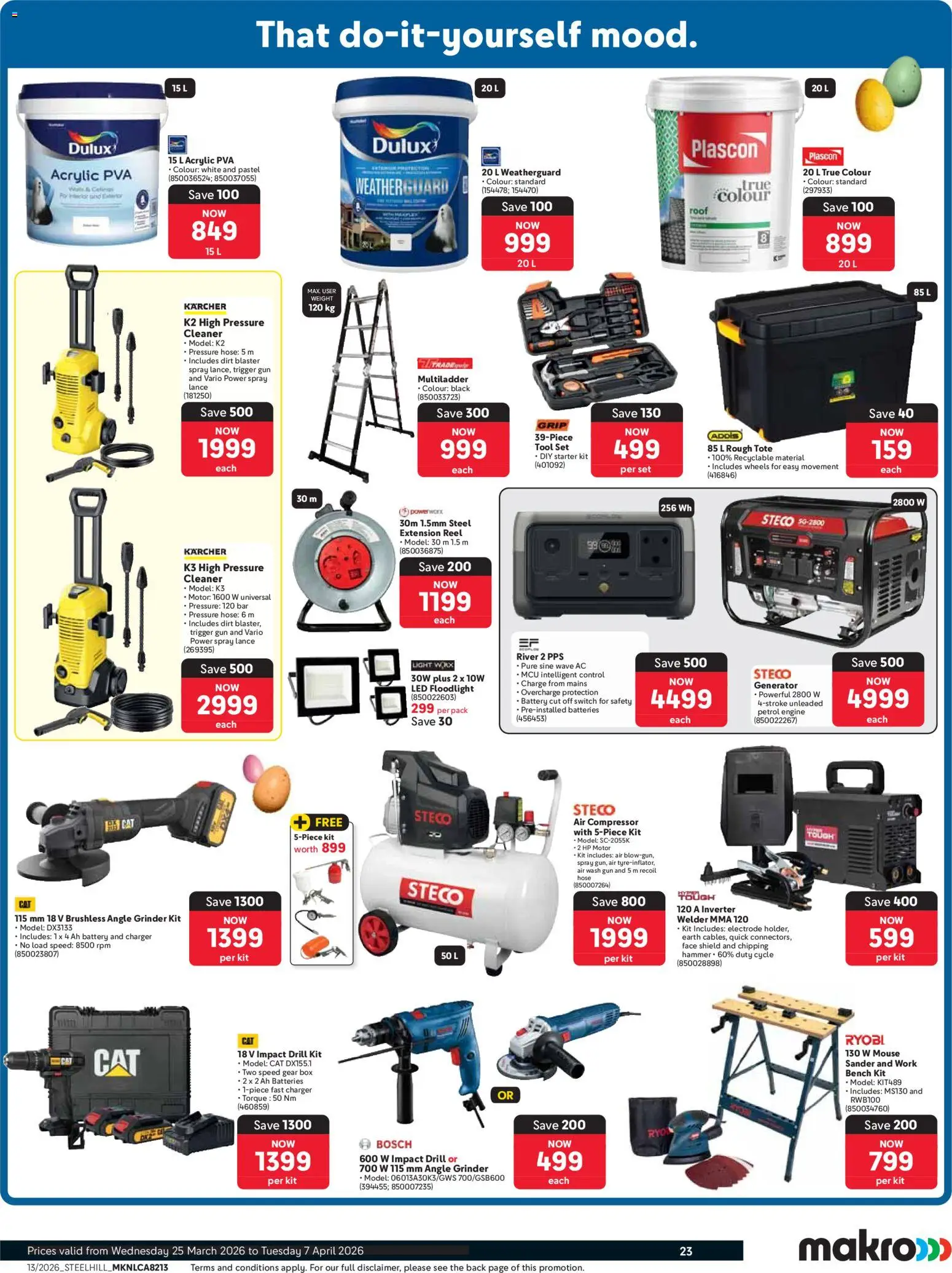 New Makro catalogue – valid from 25.03.2026 | Page: 23 | Products: Mouse, Drill, Battery, Switch