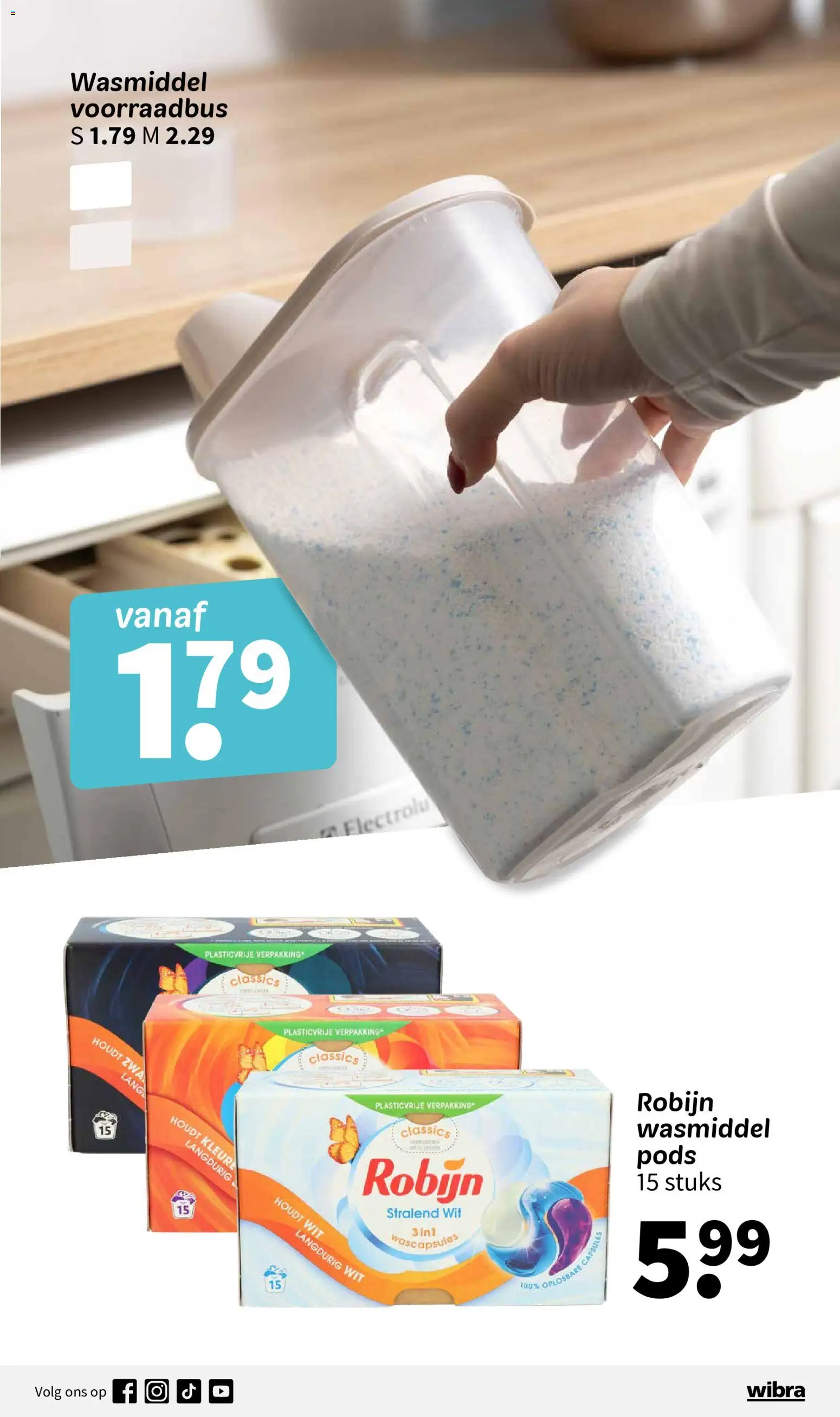 {H1} | Pagina: 5 | Producten: Capsule, Wasmiddel, Robijn