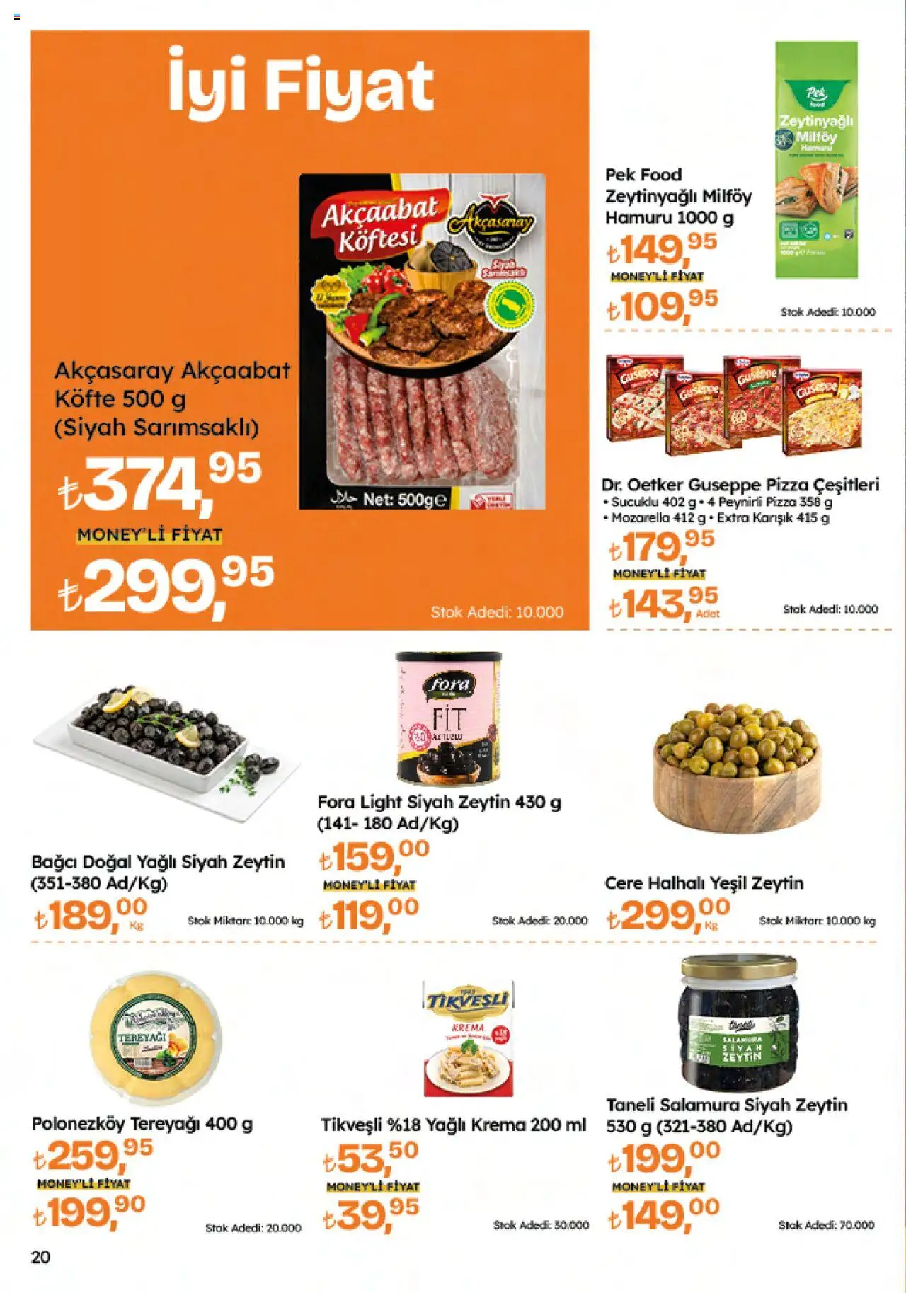 Migros Katalog - Migroskop - 09.10.2025 tarihinden itibaren geçerlidir | Sayfa: 20 | Ürünler: Tereyağı, Pizza, Krema, Zeytin