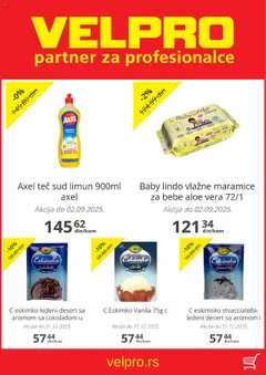 Velpro katalog - pregled Velpro kataloga - važi od 14.08.2025