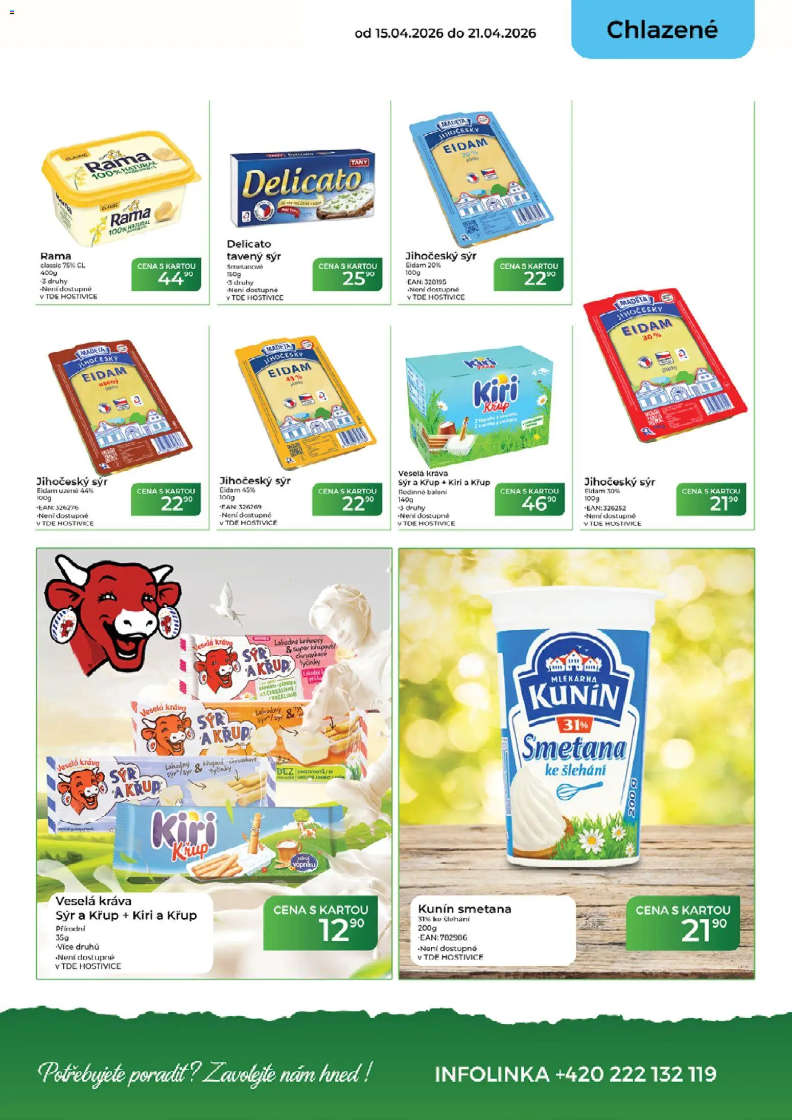 Tamda Foods leták od 15.04.2026 | Strana: 21 | Produkty: Tavený sýr, Smetana, Rama, Eidam