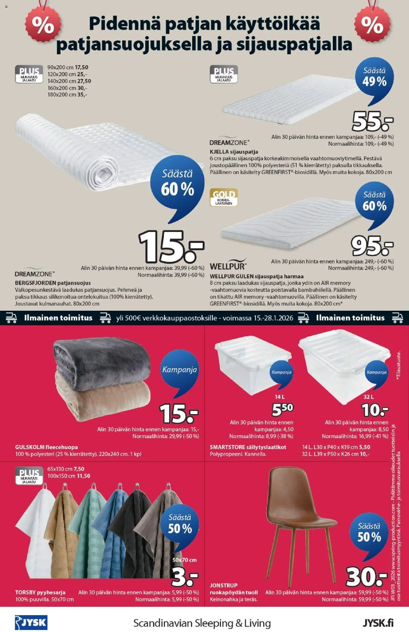 JYSK - Tarjoukset – voimassa 15.01.2026 alkaen | Sivu: 16 | Tuotteet: Tuoli