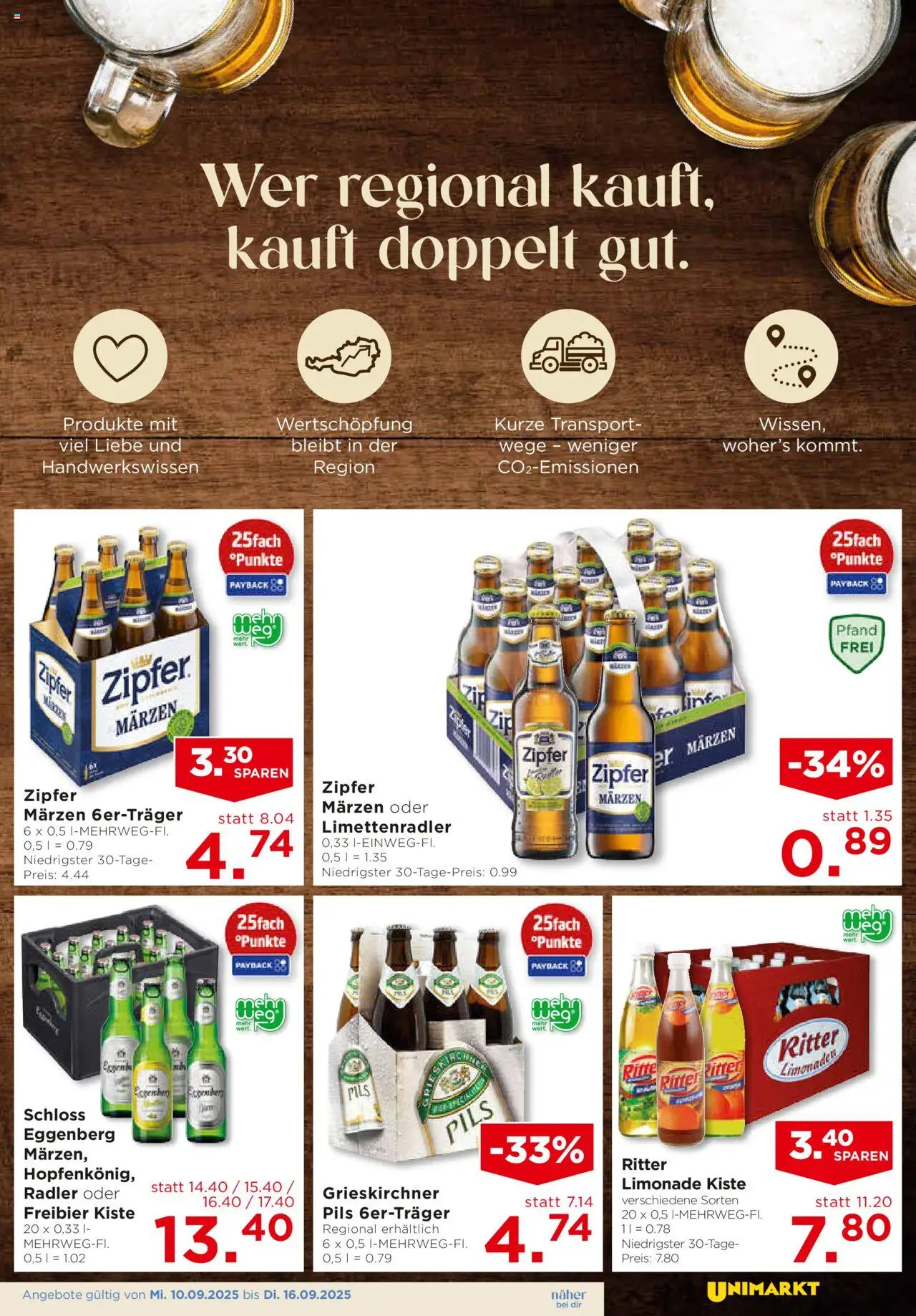 Unimarkt Salzkammergut gültig ab 10.09.2025 | Seite: 5