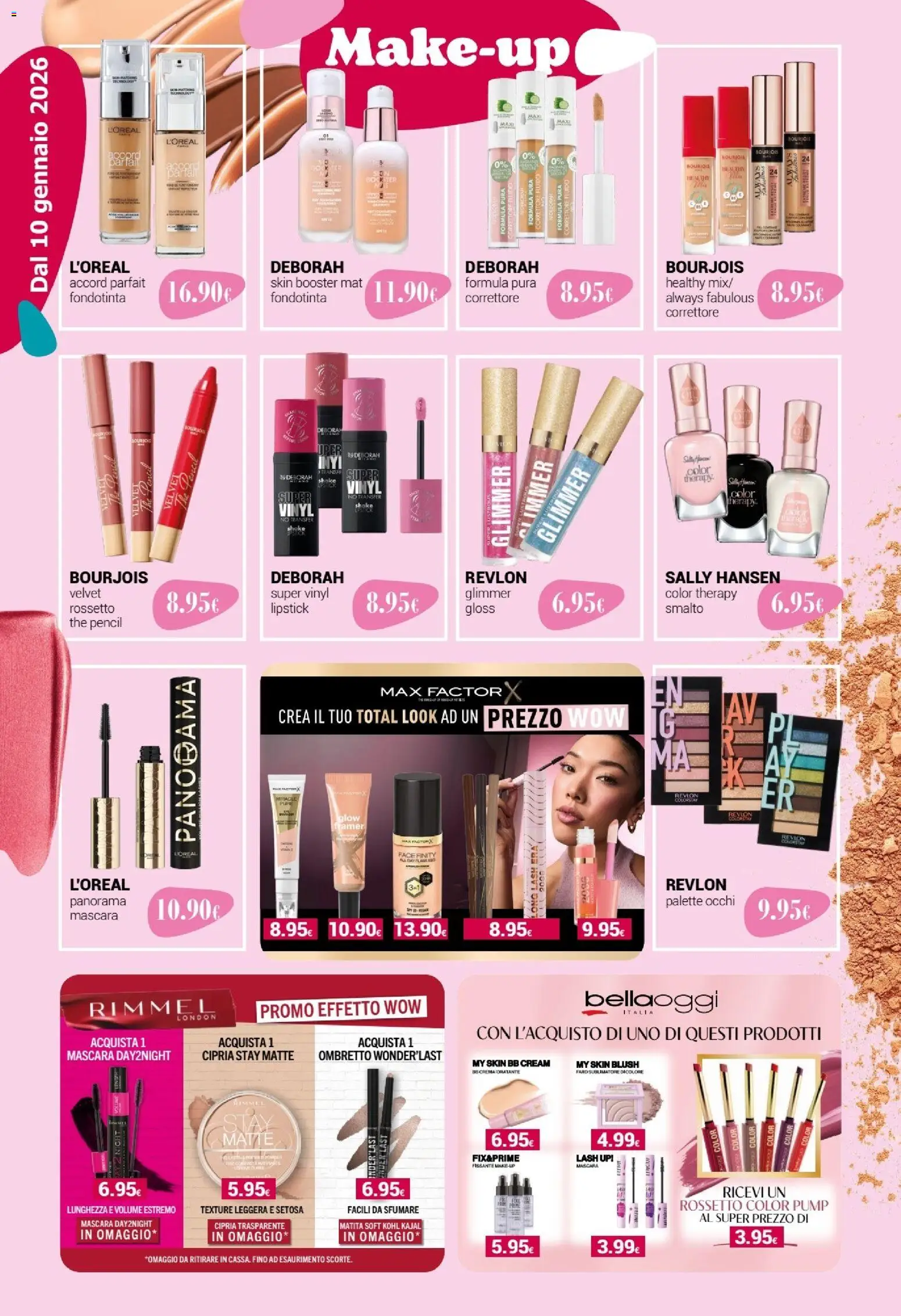 Volantino Tigotà del 10.01.2026 | Pagina: 18 | Prodotti: Ombretto, Eyeliner, Crema, Fondotinta