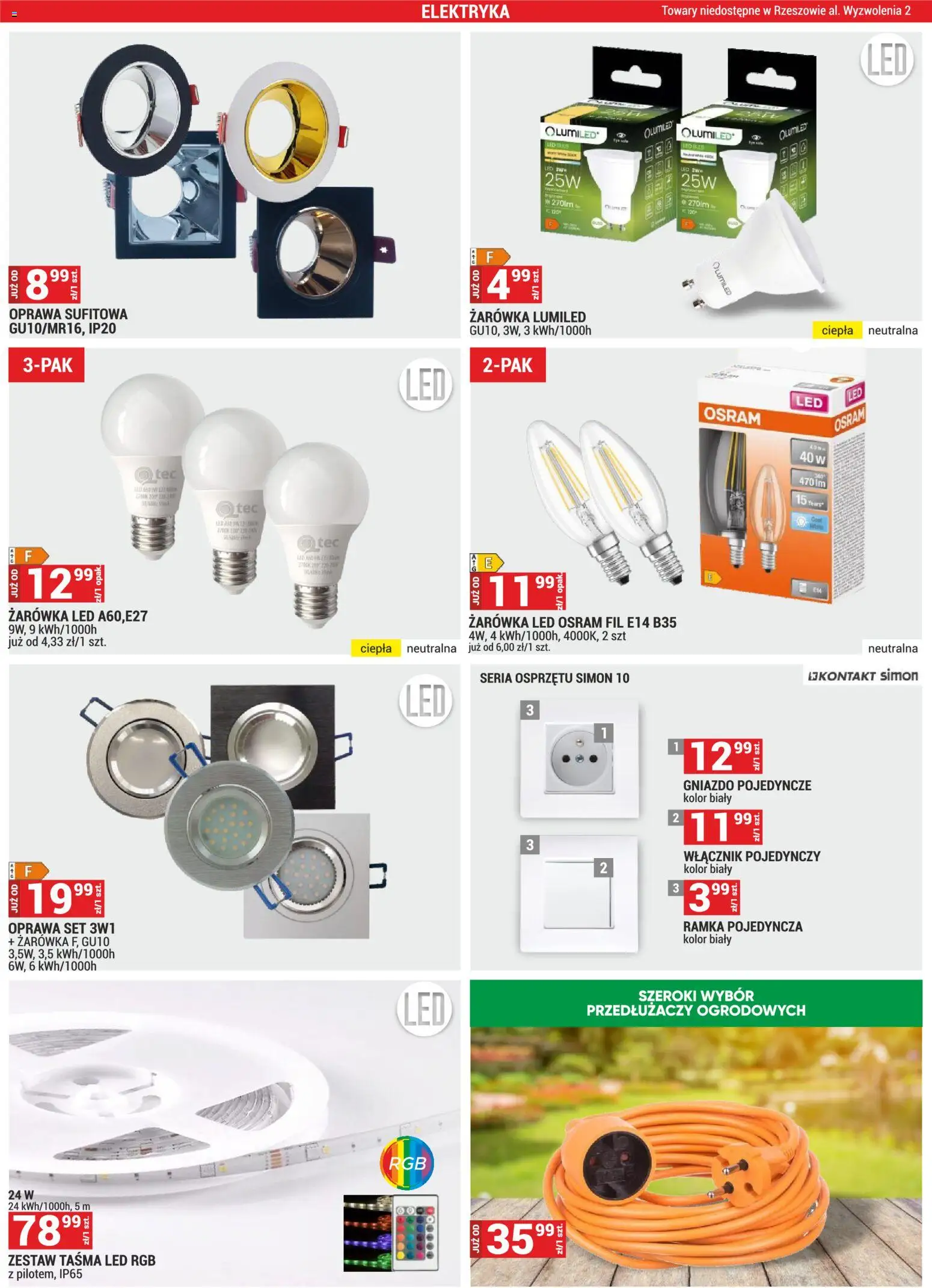 Merkury Market gazetka od 01.03.2026 | Strona: 51 | Produkty: Taśma LED, Ramka