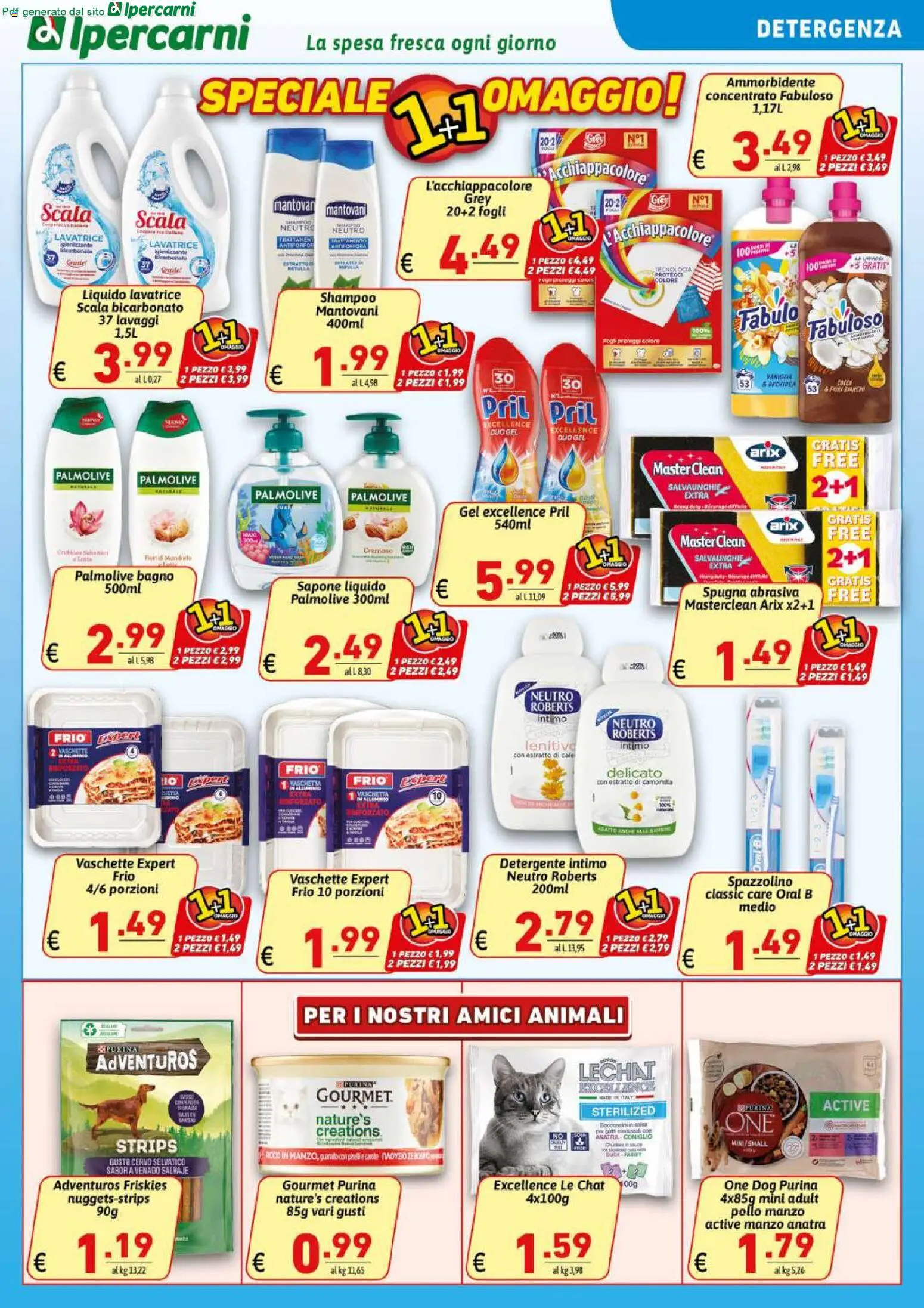 Volantino Ipercarni del 29.04.2026 | Pagina: 15 | Prodotti: Shampoo, Detergente, Bagno, Vaschette