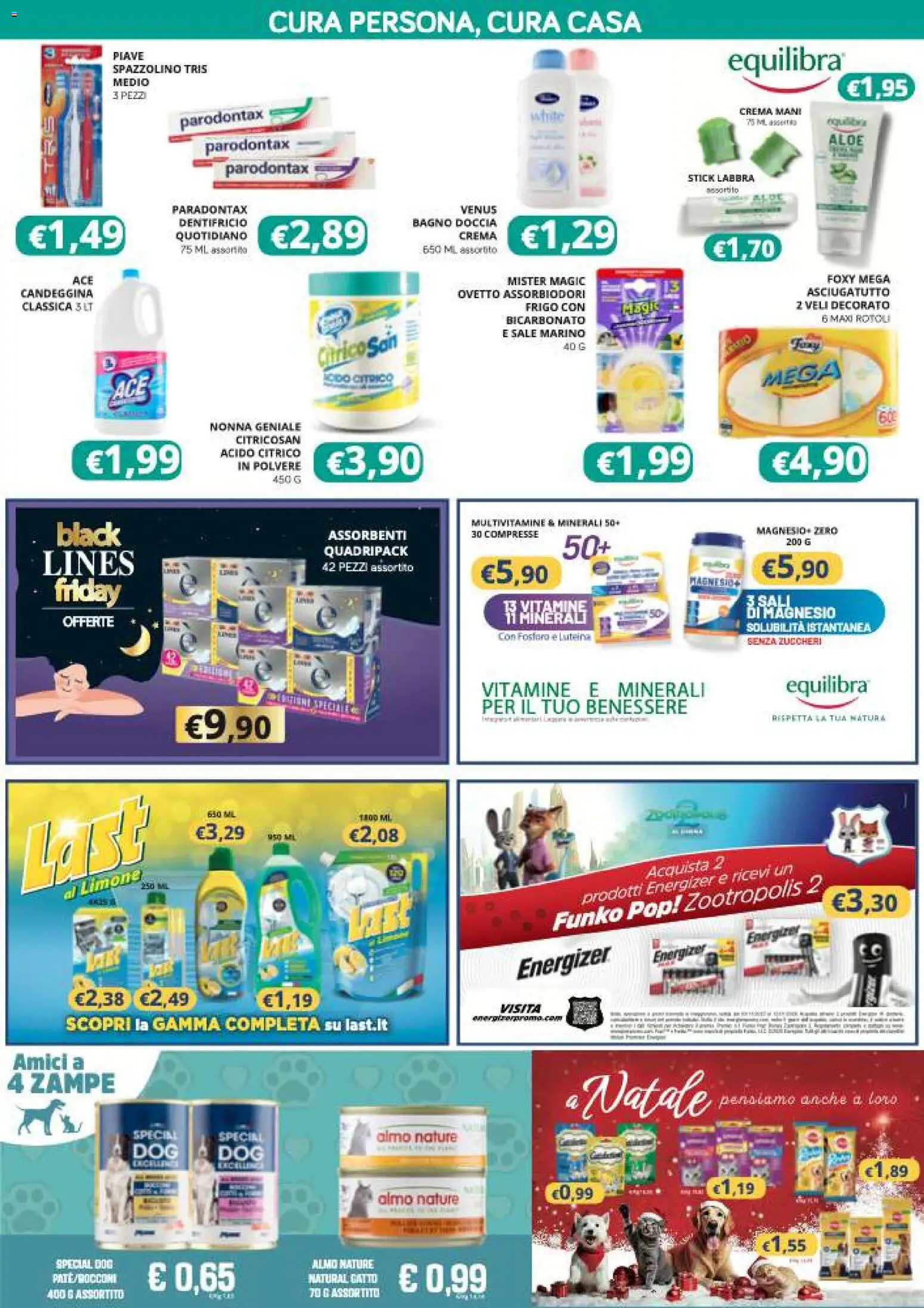 Volantino Visotto del 19.11.2025 | Pagina: 7 | Prodotti: Spazzolino, Bicarbonato, Sale, Doccia