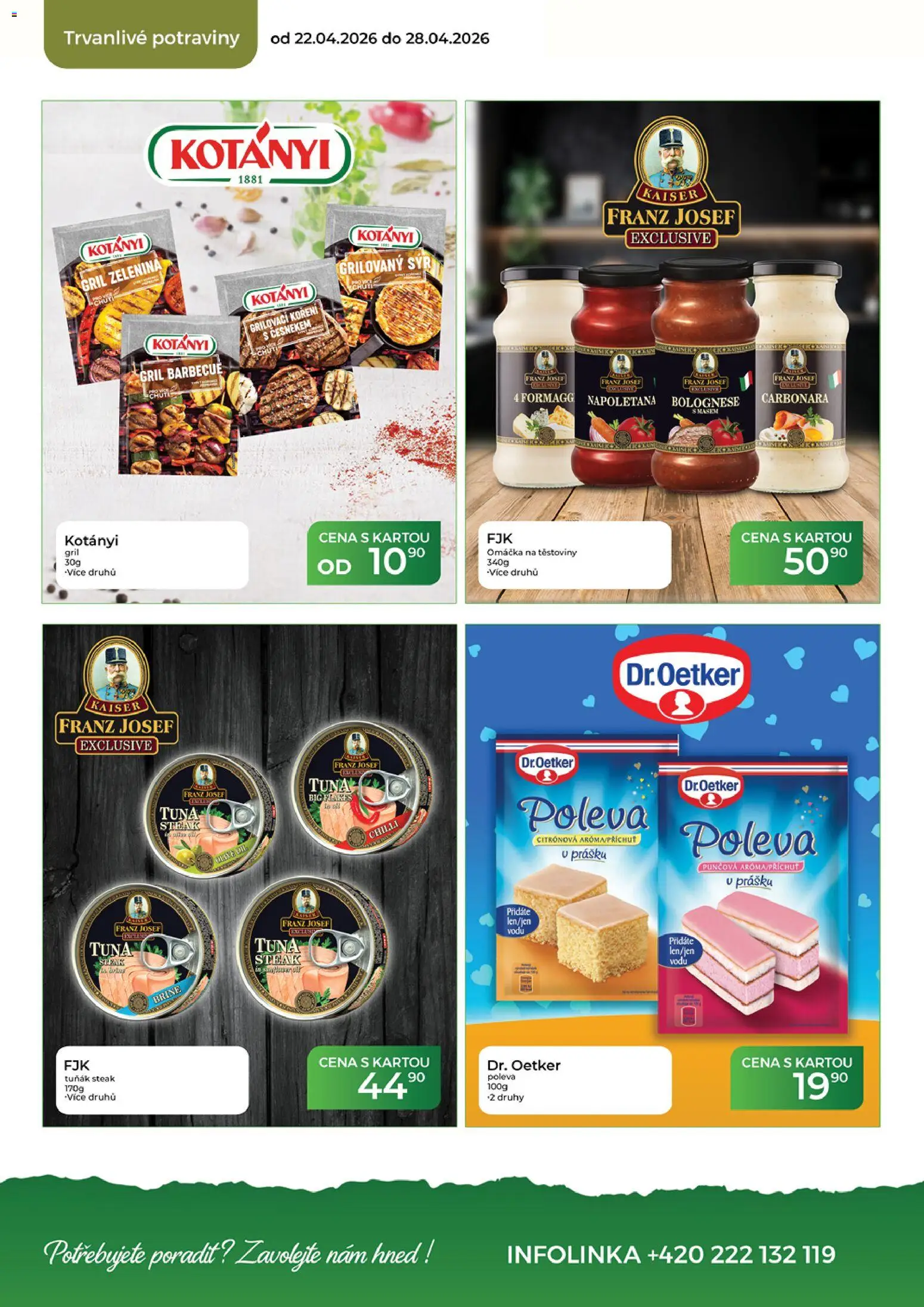 Tamda Foods leták od 22.04.2026 | Strana: 44 | Produkty: Tuňák, Steak, Zelenina, Tuňák steak