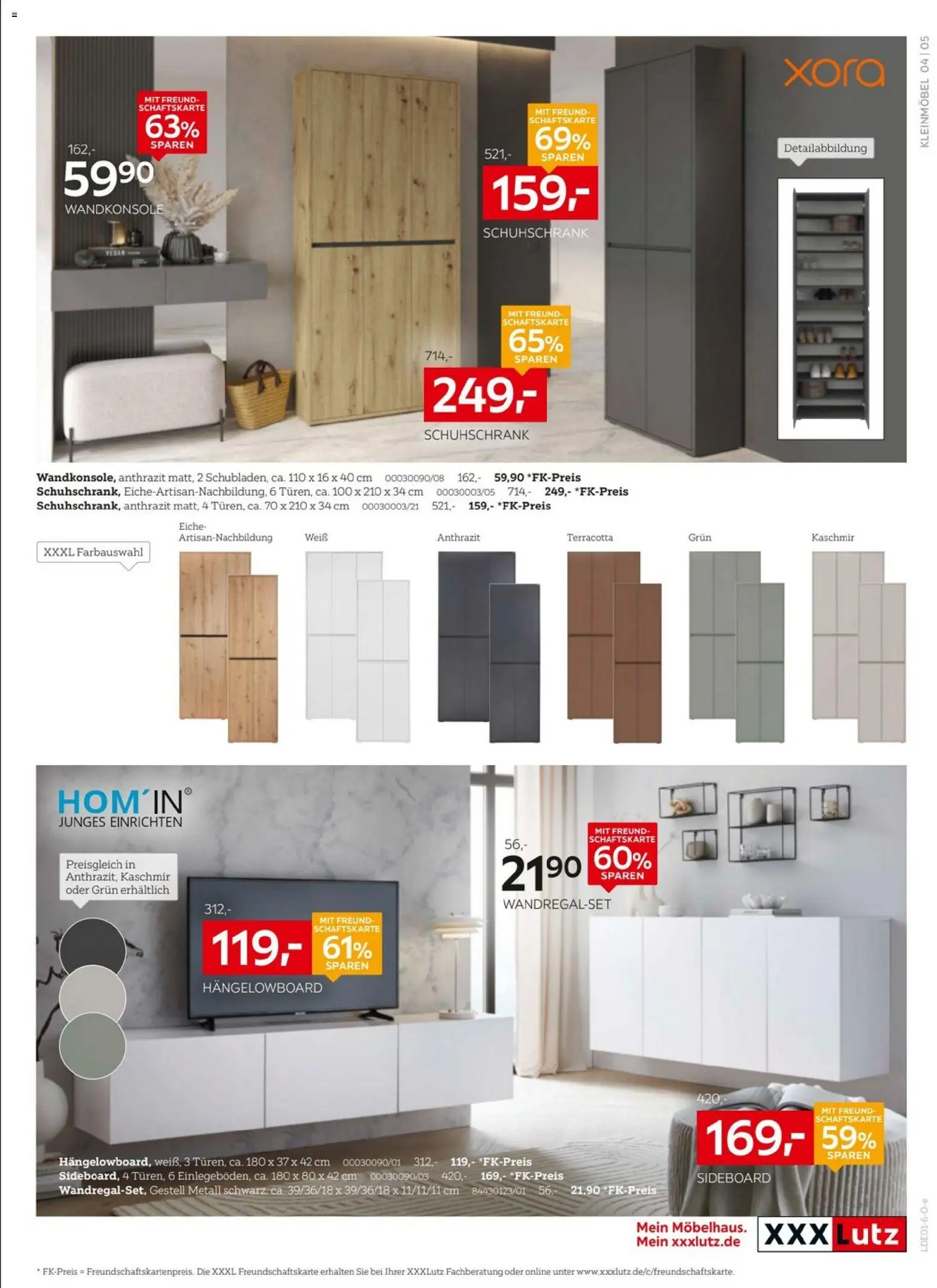 XXXL Lutz - Wohnaccessoires – gültig ab 28.12.2025 | Seite: 5 | Produkte: Sideboard