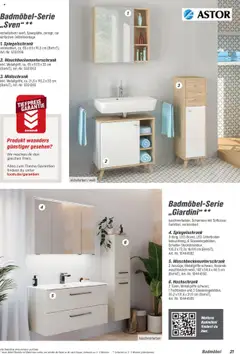 Toom Baumarkt Bad & Sanitär  ab 01.09.2025 gültig | Seite: 21