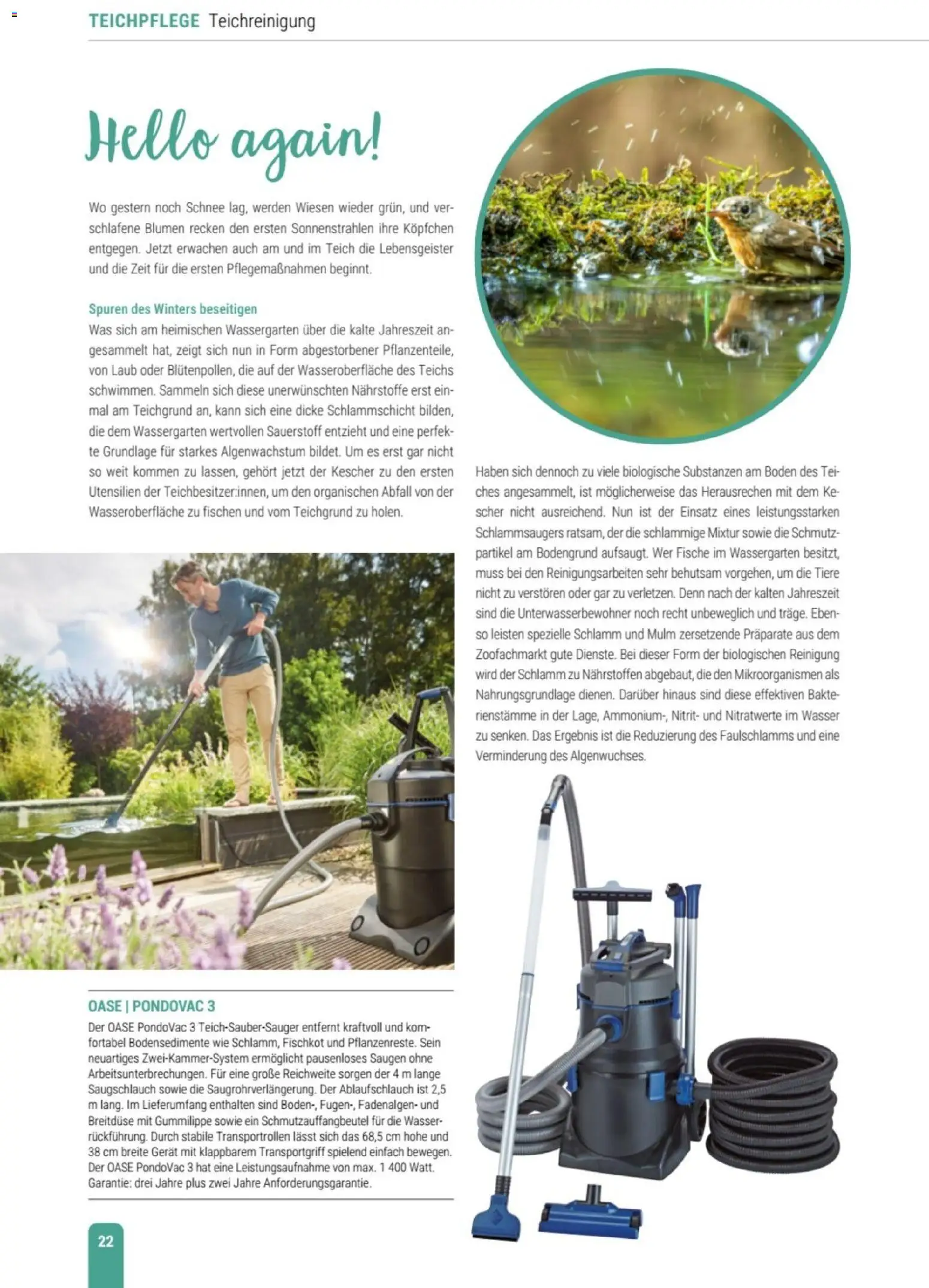 zookauf Themenkatalog Teich – gültig ab 23.03.2026 | Seite: 22 | Produkte: Blumen, Wasser
