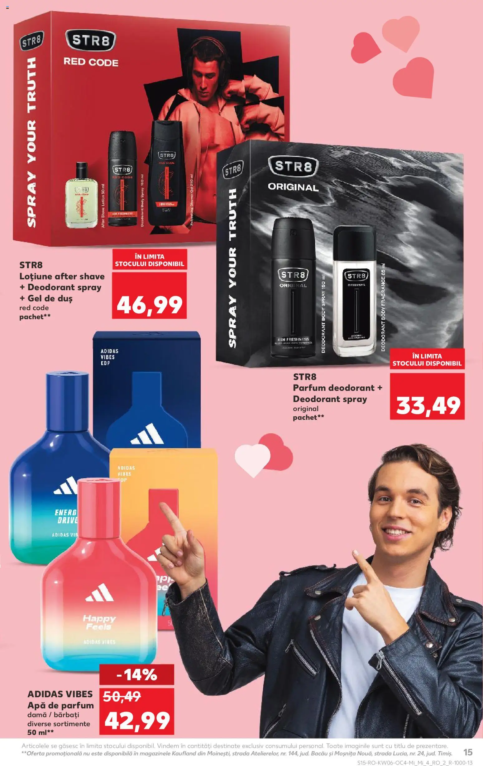 Noul catalog Kaufland – valabil de la 04.02.2026 | Pagină: 15 | Produse: Apă de parfum, Body, Duș, Parfum