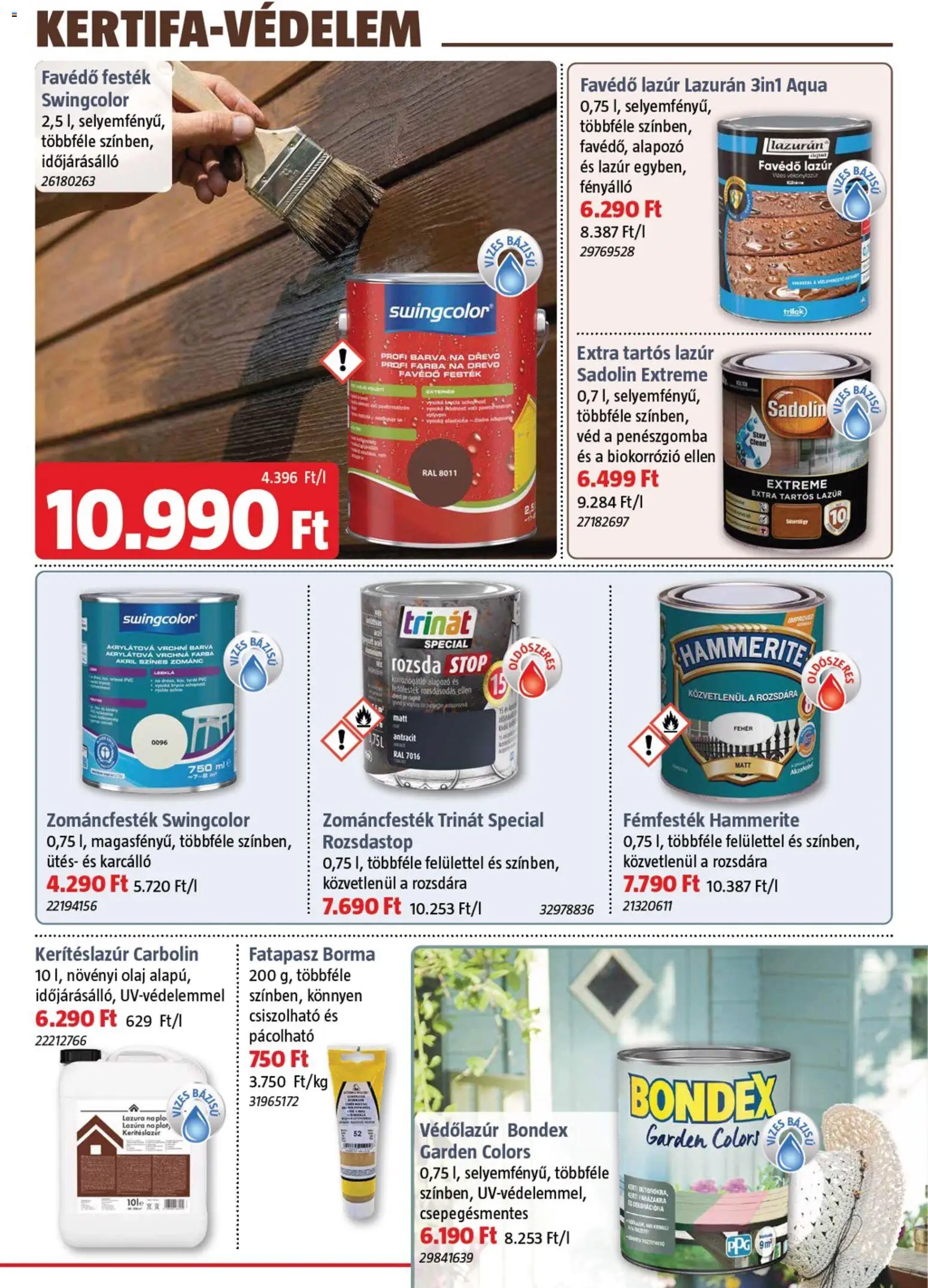 Bauhaus akciós ujság - amely érvényes a következő dátumtól: 02.04.2026 | Oldal: 15 | Termékek: Alapozó, Olaj, Festék, Óra