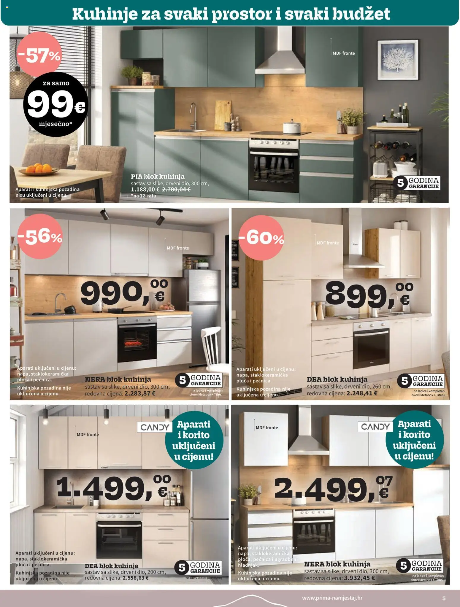 Prima katalog | vrijedi od 01.02.2026 | Stranica: 5 | Proizvodi: Ladice, Kuhinja, Hladnjak, Pećnica