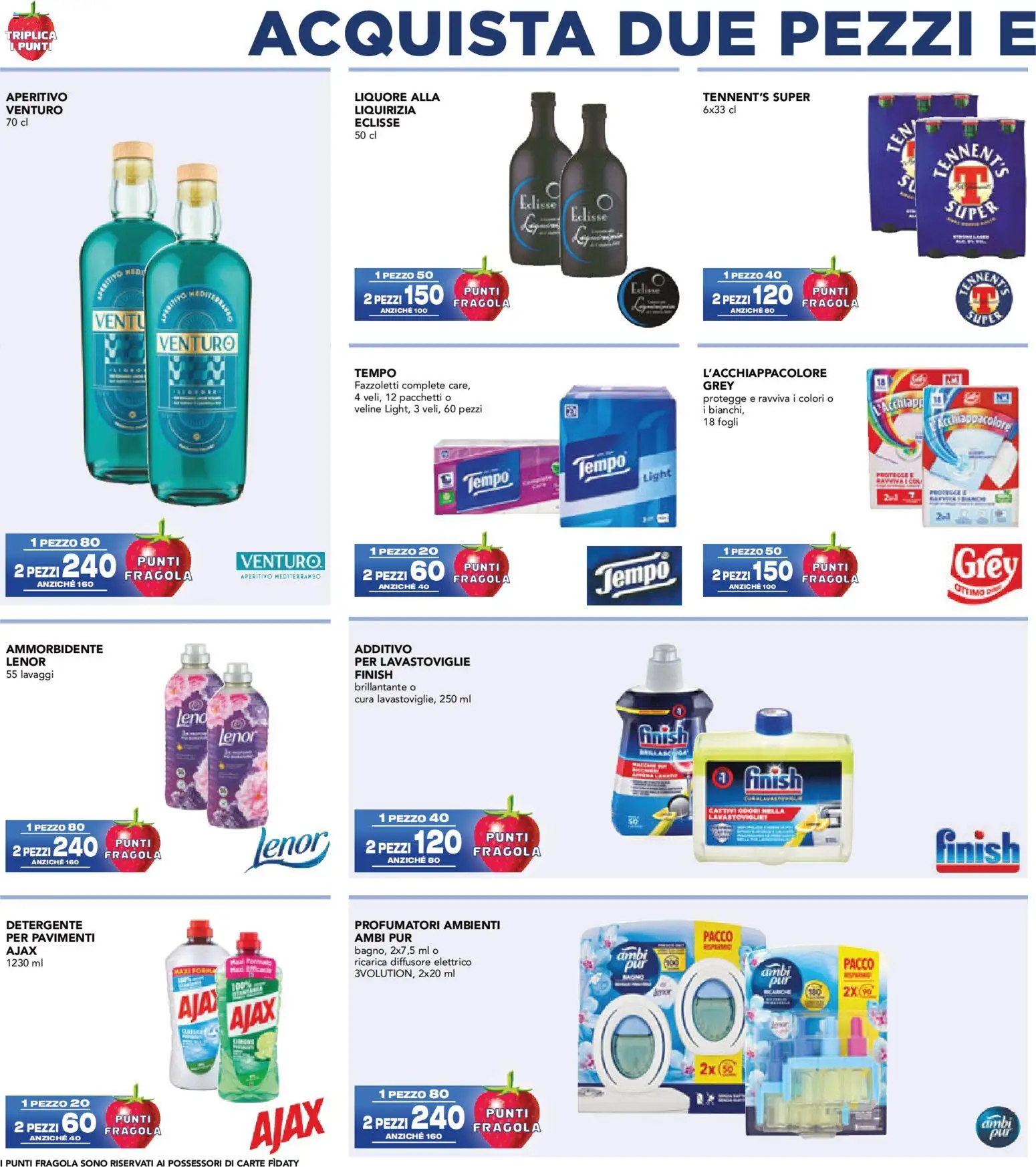 Volantino Esselunga S del 12.02.2026 | Pagina: 22 | Prodotti: Ammorbidente, Veline, Detergente, Lavastoviglie