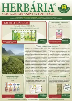 Herbária Akciós újság - amely érvényes a következő dátumtól: 05.02.2026