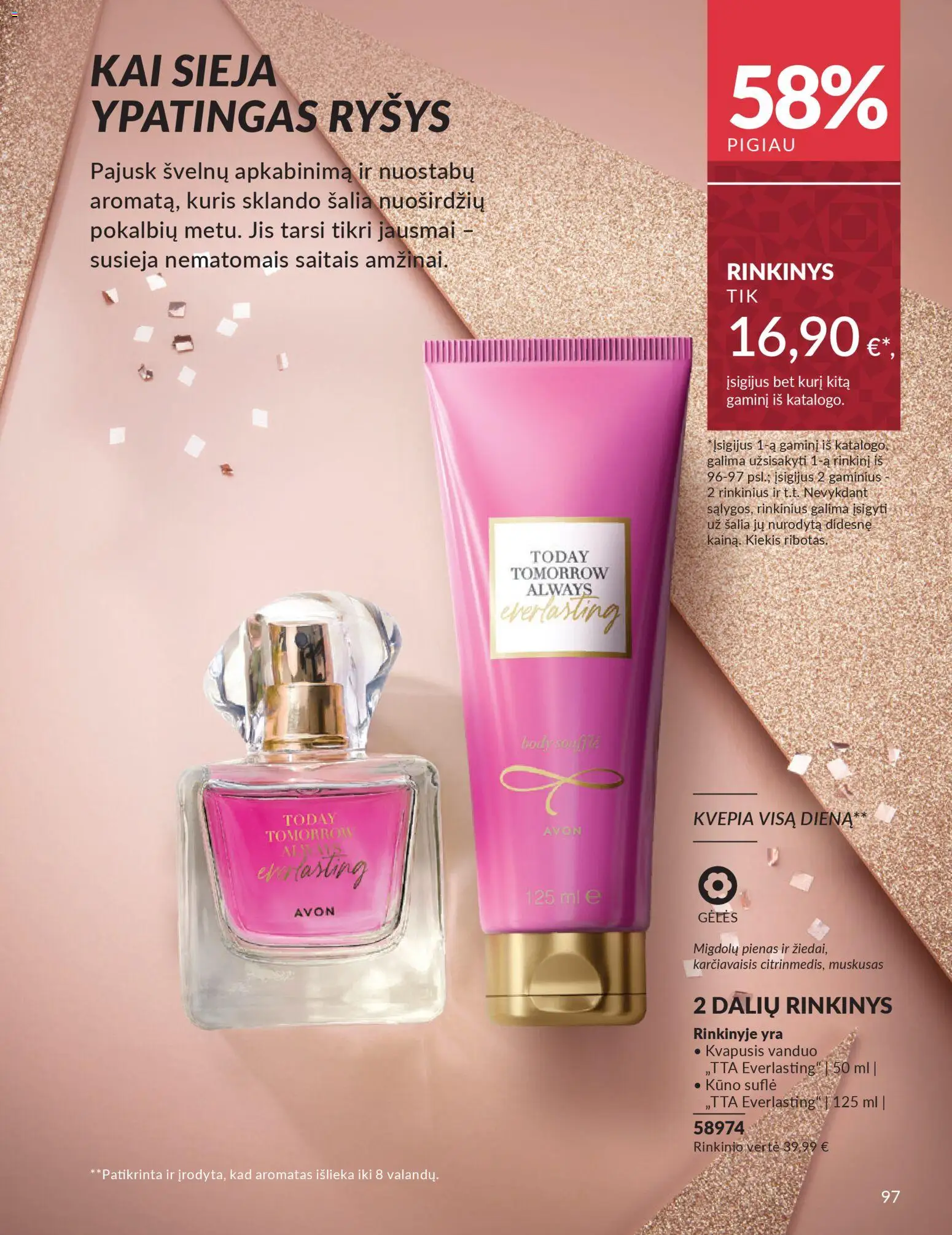 AVON akcijos nuo 01.11.2025 | Puslapis: 97 | Prekių: Kvapusis vanduo, Pienas
