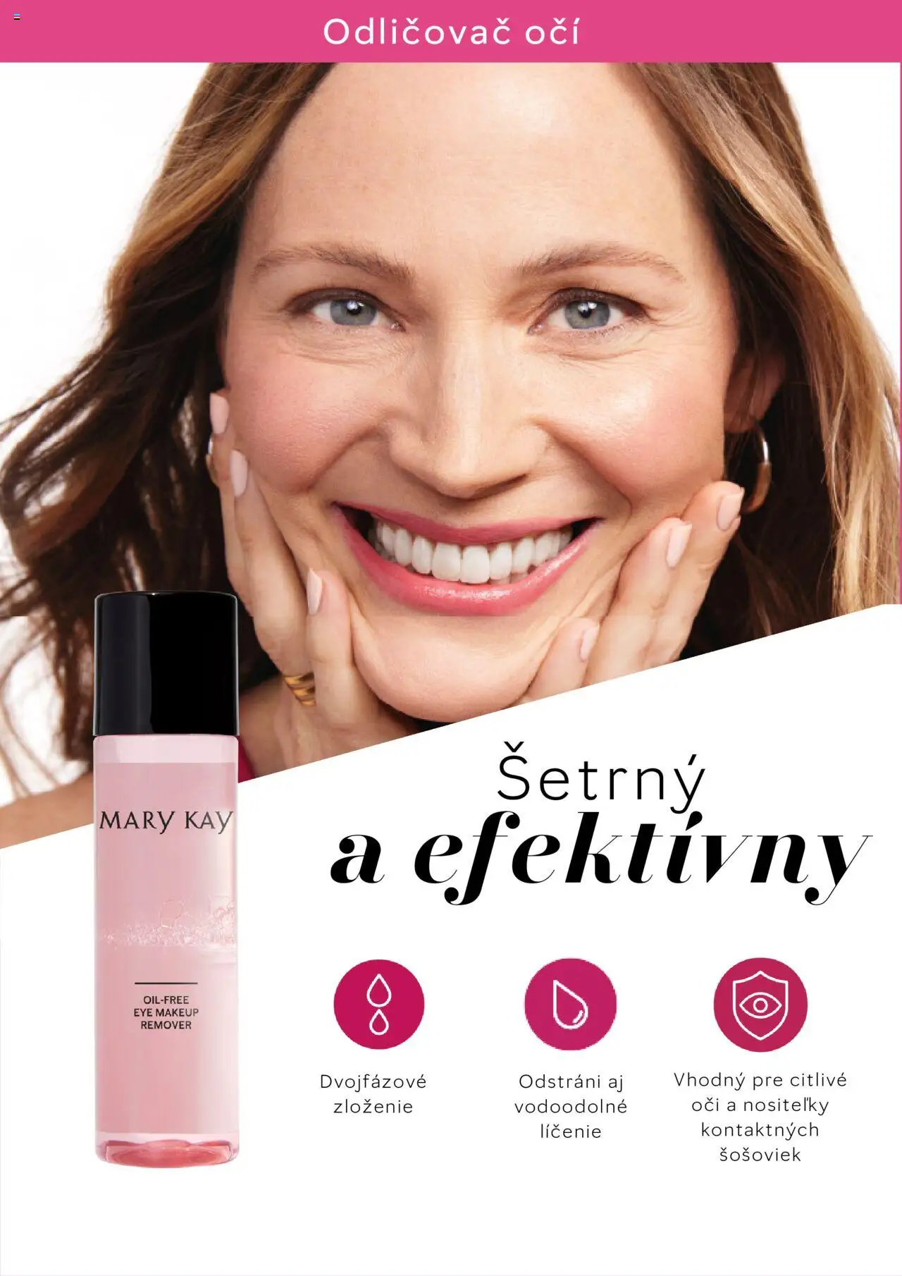 Nové Mary Kay akcie – leták je platný od 28.04.2025 | Strana: 10 | Produkty: Odličovač, Odličovač očí