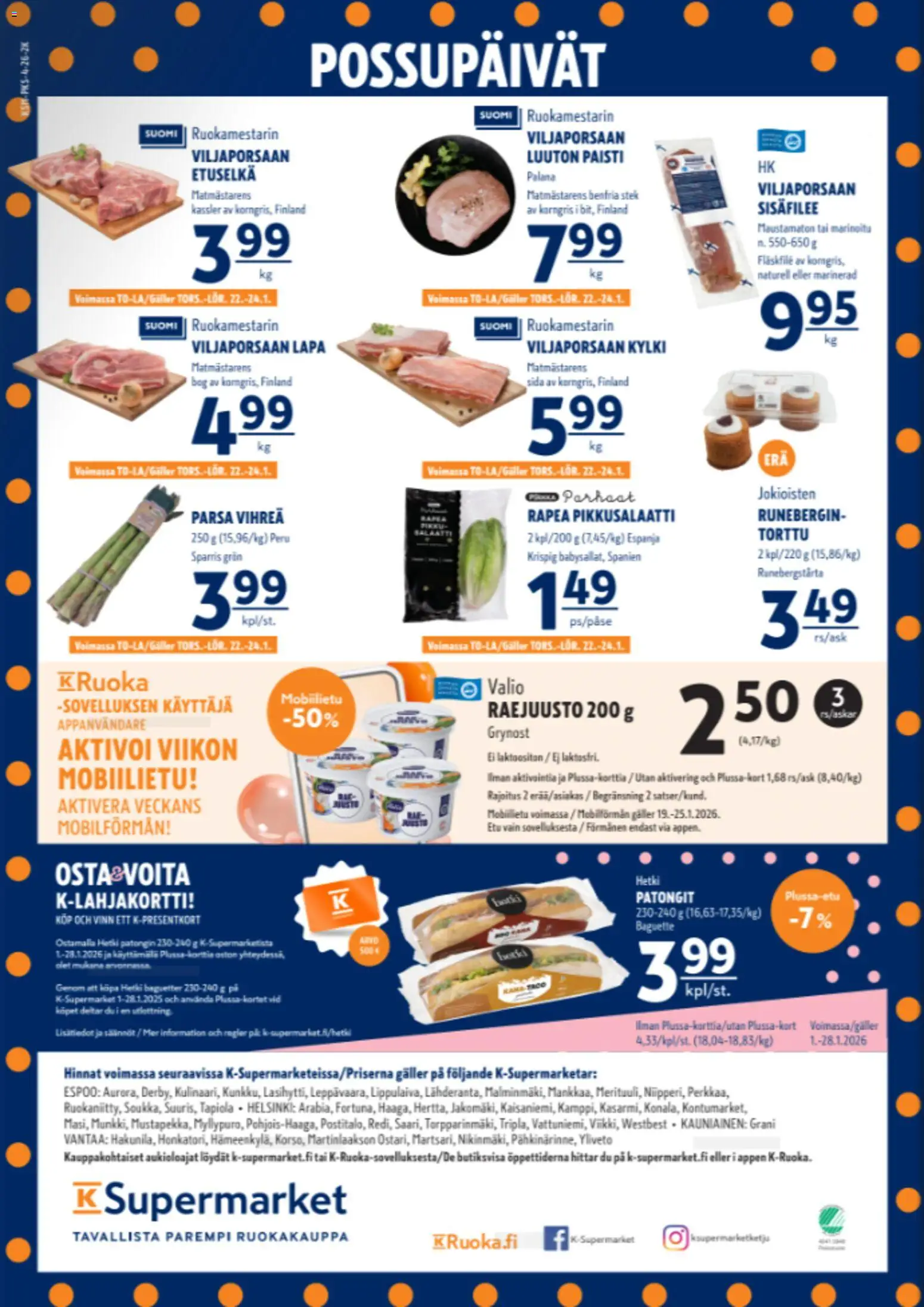 K-Supermarket tarjoukset – voimassa 22.01.2026 alkaen | Sivu: 4