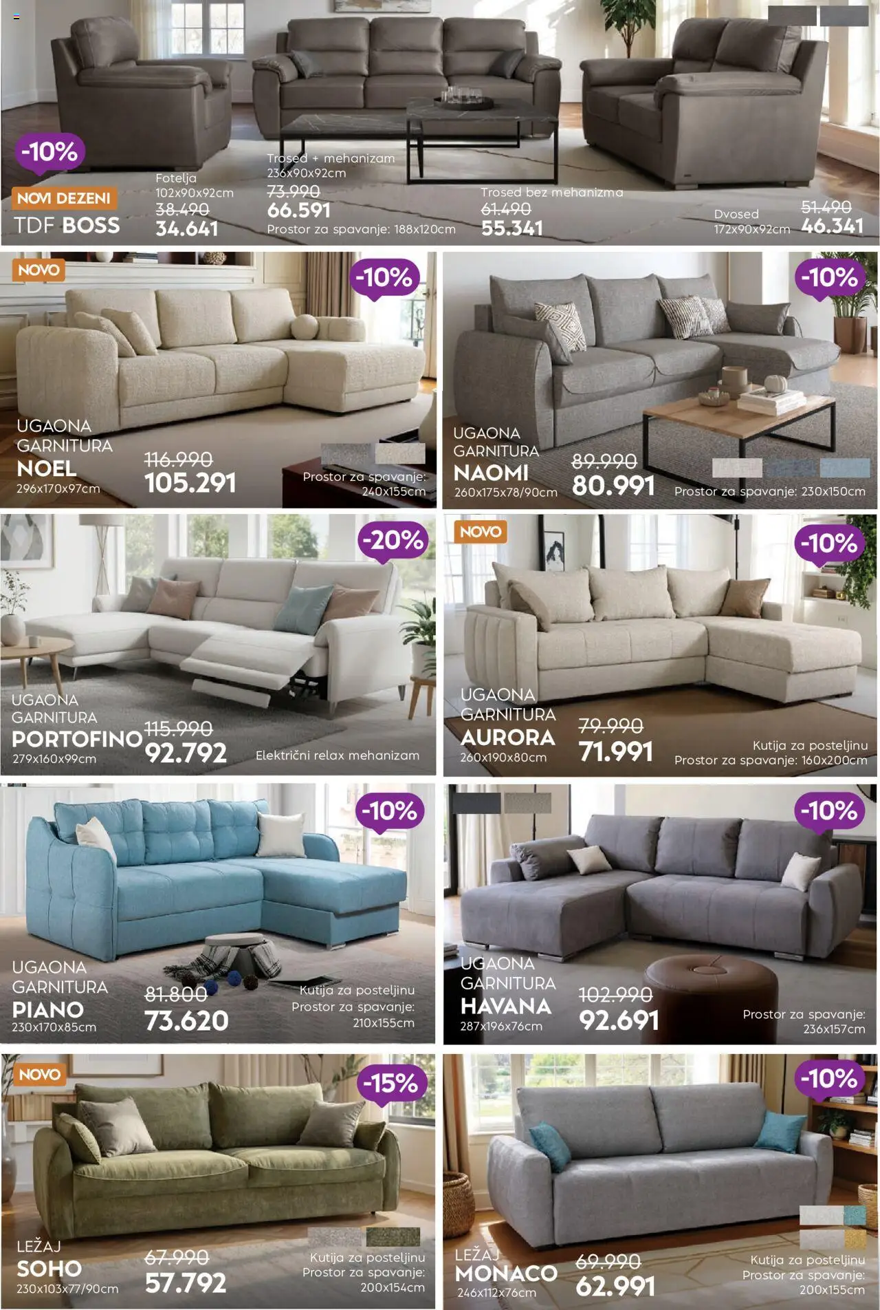 Matis katalog - važi od 01.01.2025 | Strana: 9 | Proizvode: Fotelja, Kutija, Trosed, Dvosed