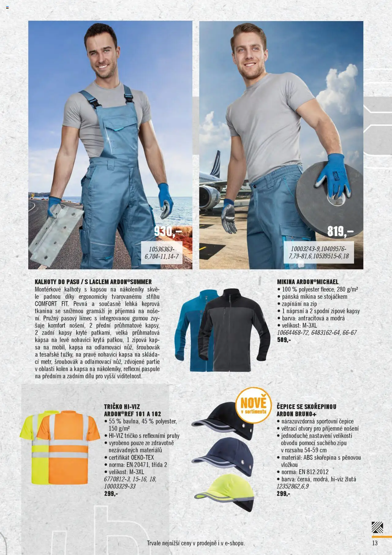 HORNBACH katalog - Pracovní oblečení od 12.04.2025 | Strana: 13 | Produkty: Mikina, Kalhoty, Čepice, Šroubovák
