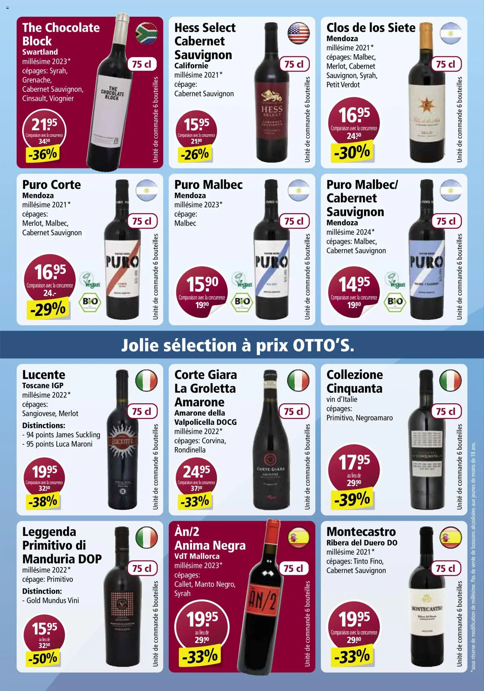 Otto's aktionen Online FR – gültig ab 09.03.2026 | Seite: 12 | Produkte: Merlot