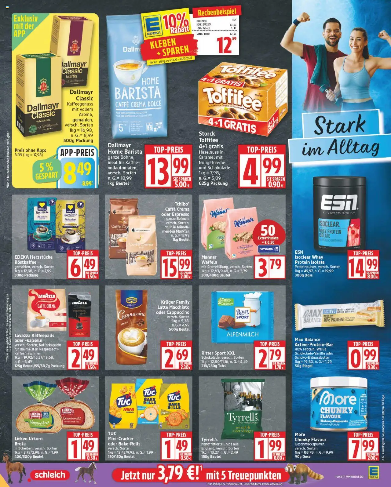 Edeka Prospekt 	 – gültig ab 13.10.2025 | Seite: 11 | Produkte: Lavazza, Kaffee, Schokolade, Ritter sport