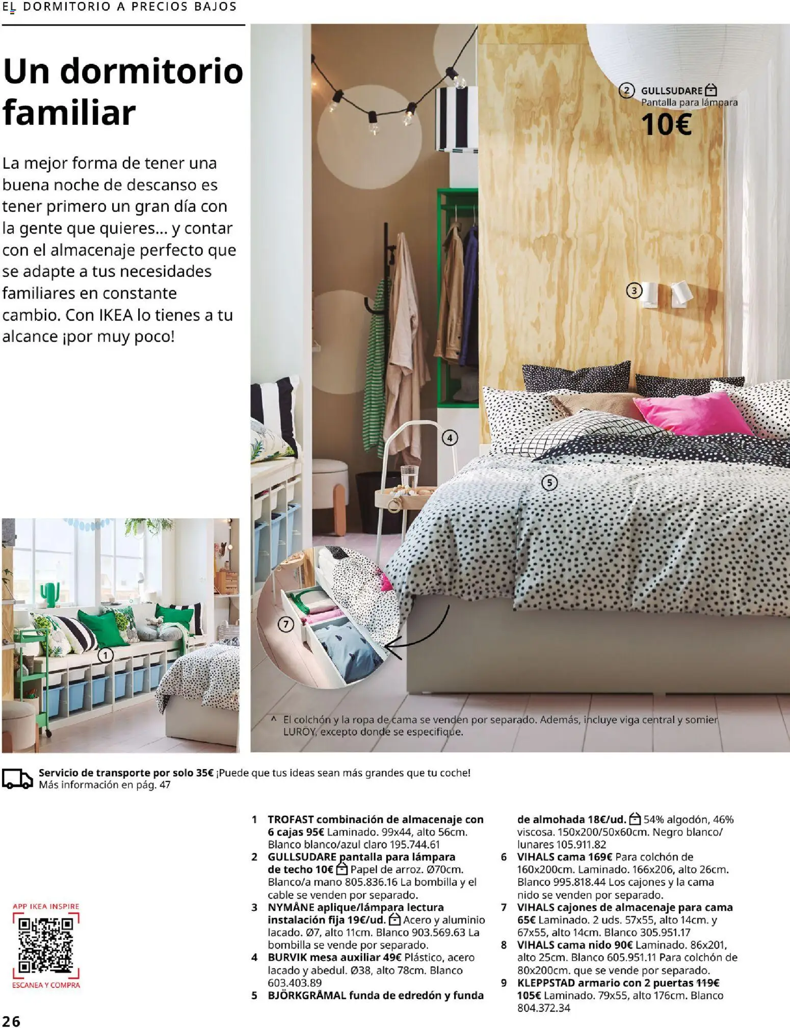 IKEA - Precios bajos │ válido desde el 13.04.2026 | Página: 26 | Productos: Ropa, Κασέρι, Cama, Mesa