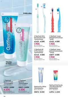 Optifresh All In One Medium -hammasharja, Optifresh All In One Medium toothbrush – voimassa 14.09.2025 alkaen | Sivu: 126