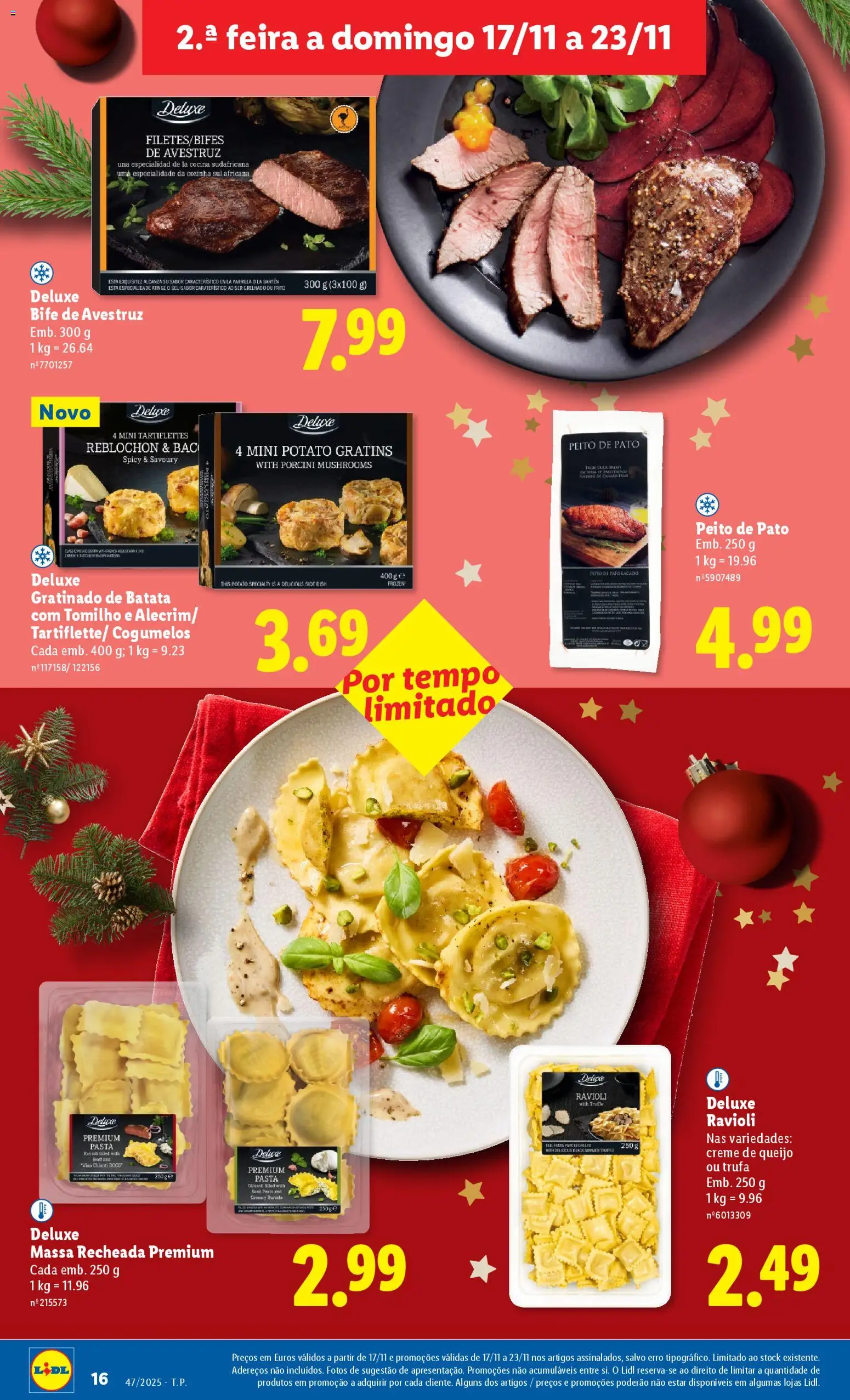 Lidl folheto │ válido de 17.11.2025 | Página: 16 | Produtos: Batata, Queijo, Massa, Creme