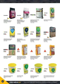 Pré-visualização Leroy Merlin Catálogo válido de 18.11.2024 | Página: 18 | Produtos: Top, Argamassa, Base