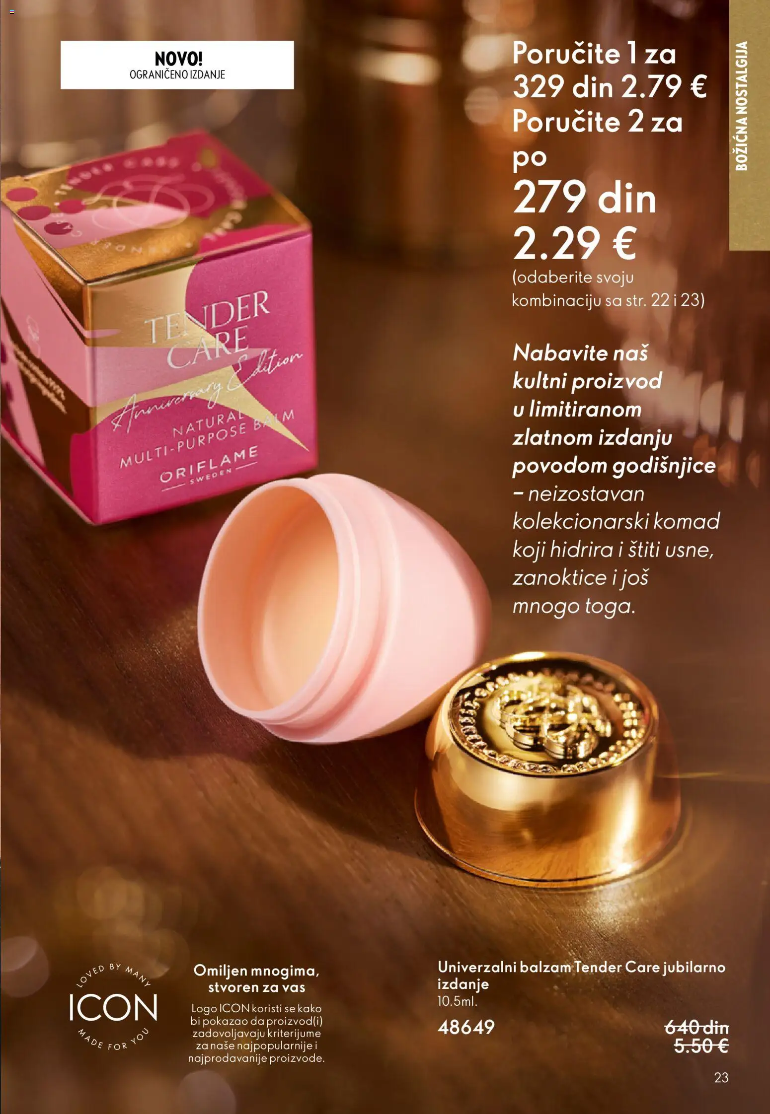 Oriflame katalog - važi od 19.11.2025 | Strana: 23 | Proizvode: Balzam