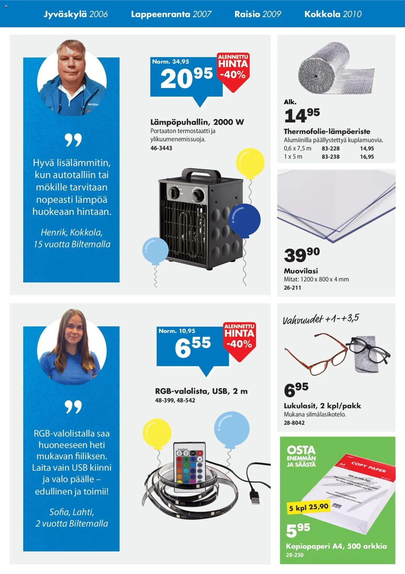Biltema tarjoukset – voimassa 05.11.2025 alkaen | Sivu: 6 | Tuotteet: USB