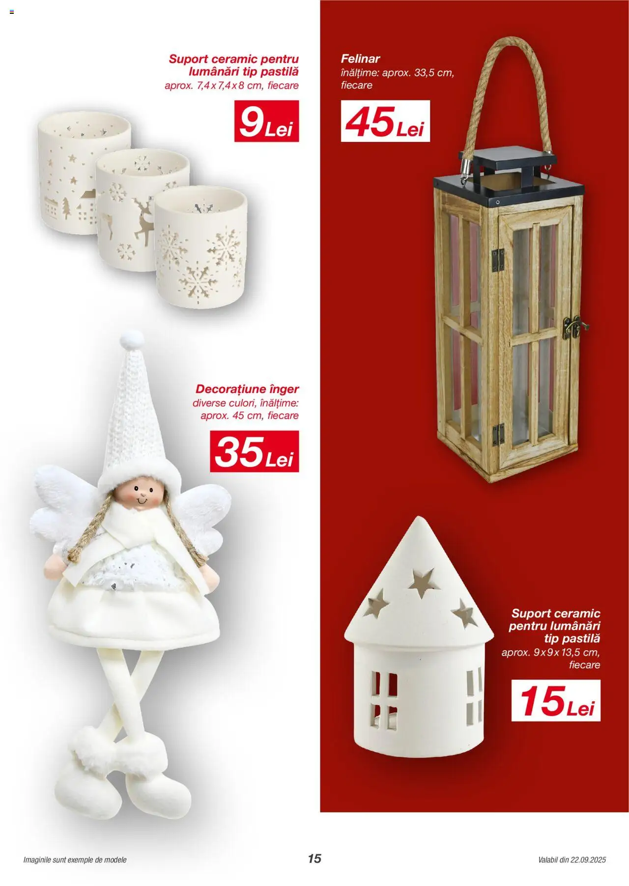 Noul catalog Kik – valabil de la 22.09.2025 | Pagină: 15 | Produse: Felinar