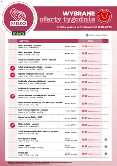 Pogląd oferty "Makro Gazetka - Wybrane oferty tygodnia w dostawie" - ważna od 25.10.2025
