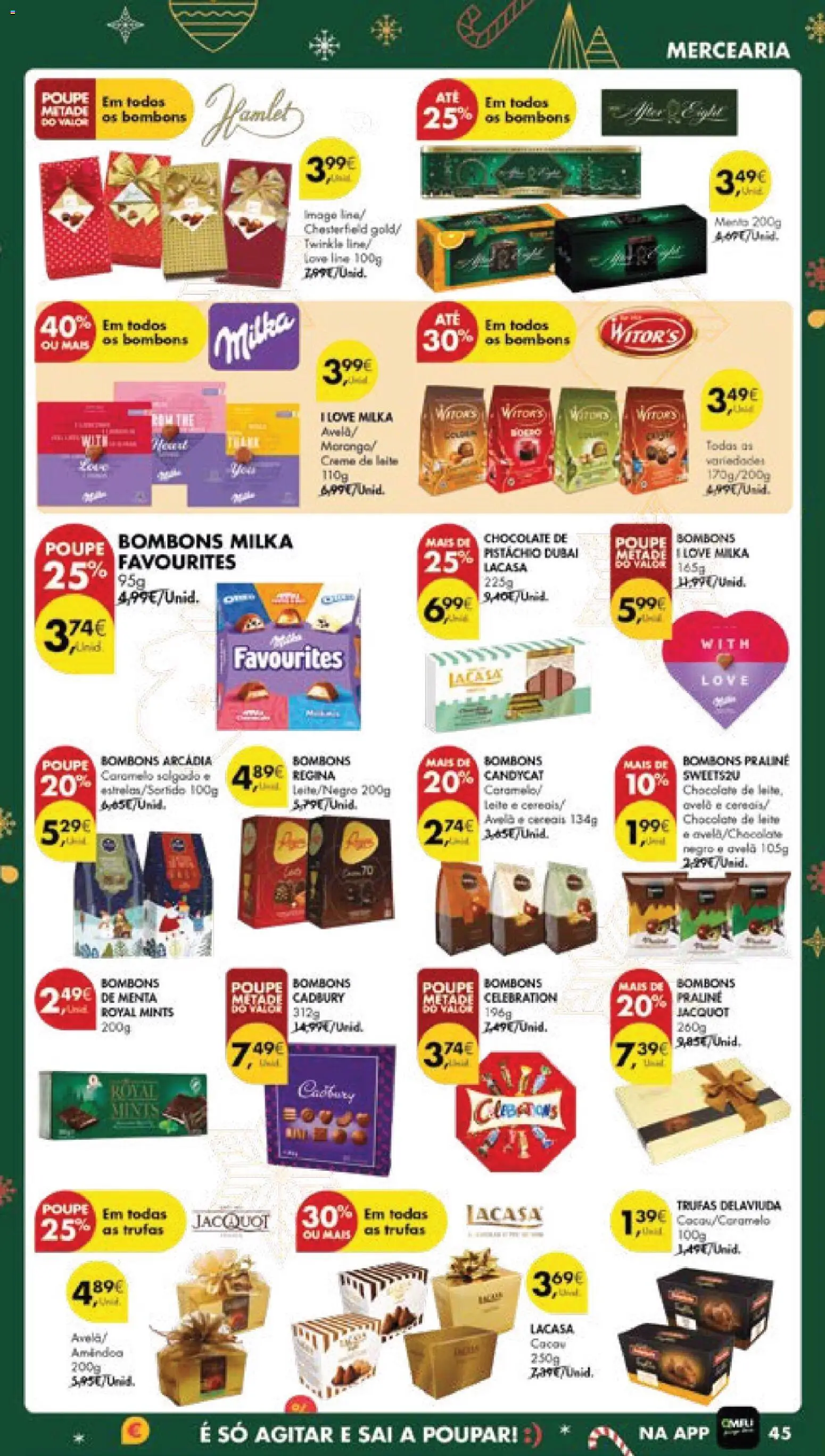 Pingo Doce folheto │ válido de 16.12.2025 | Página: 53 | Produtos: Chocolates, Chocolate, Creme de leite, Creme