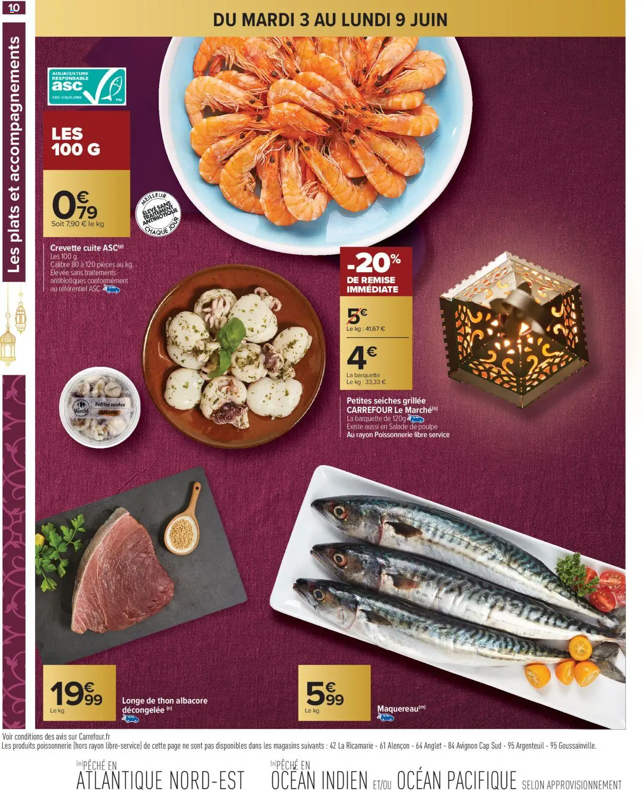  | Page: 12 | Produits: Salade, Crevette cuite, Crevette, Poissonnerie