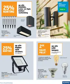 GAMMA - Folder - Voorbeeld van een folder van GAMMA, geldig van 22.10.2025 | Pagina: 32 | Producten: Verlichting