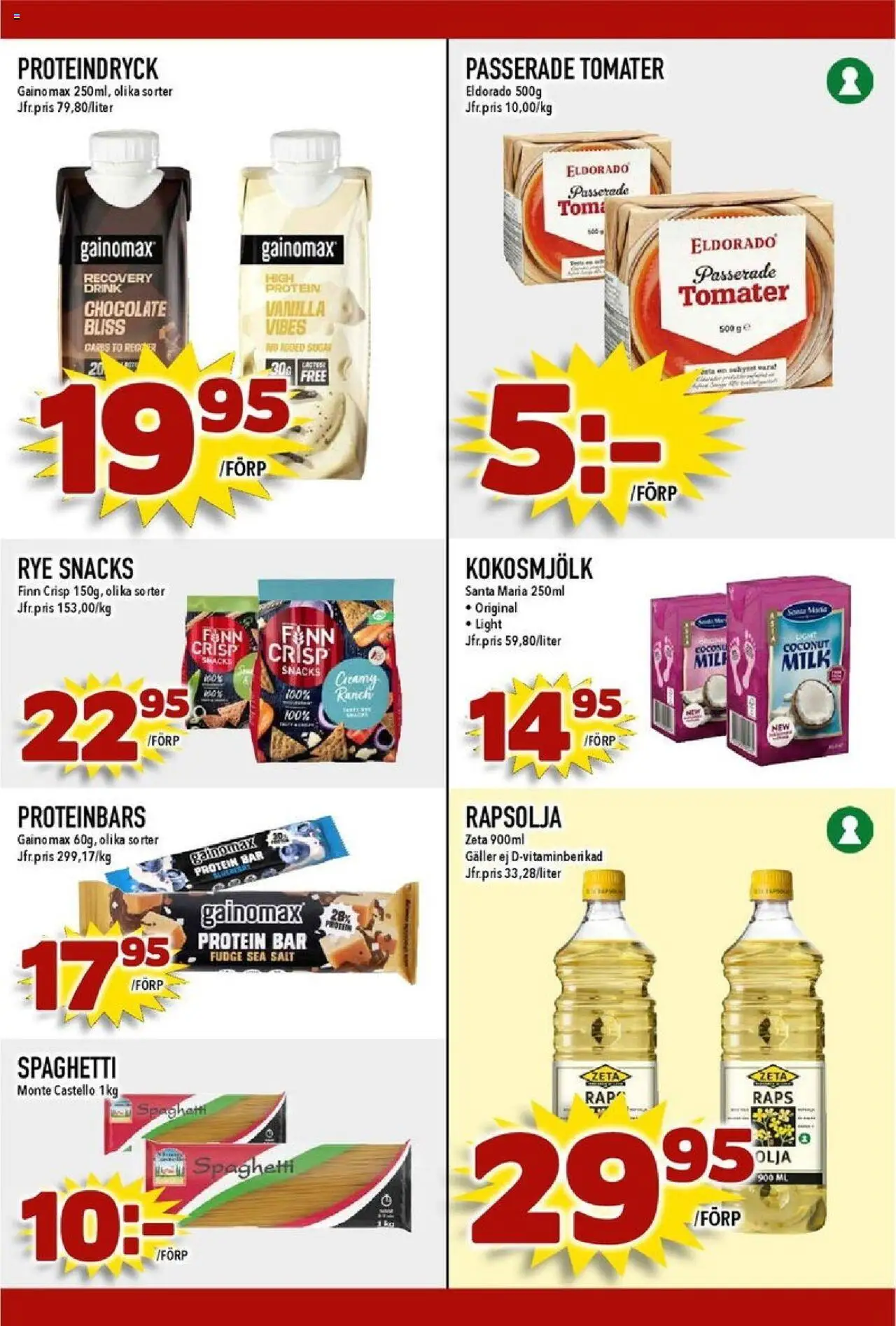 Nya Pulsen reklamblad aktuell från 06.10.2025 | Sida: 20 | Produkter: Salt, Galler, Rapsolja, Tomater