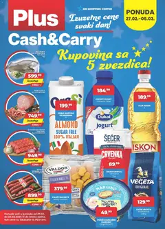 Plus Cash & Carry katalog Kula - pregled Plus Cash & Carry kataloga - važi od 27.02.2026 | Strana: 1 | Proizvode: Šećer kristal, Chicken nuggets, Ćevap, Jogurt