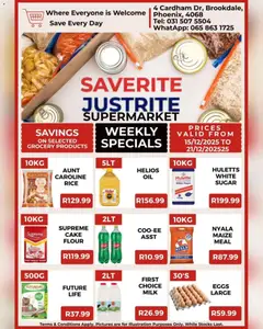 Saverite specials catalogue – valid from 15.12.2025
