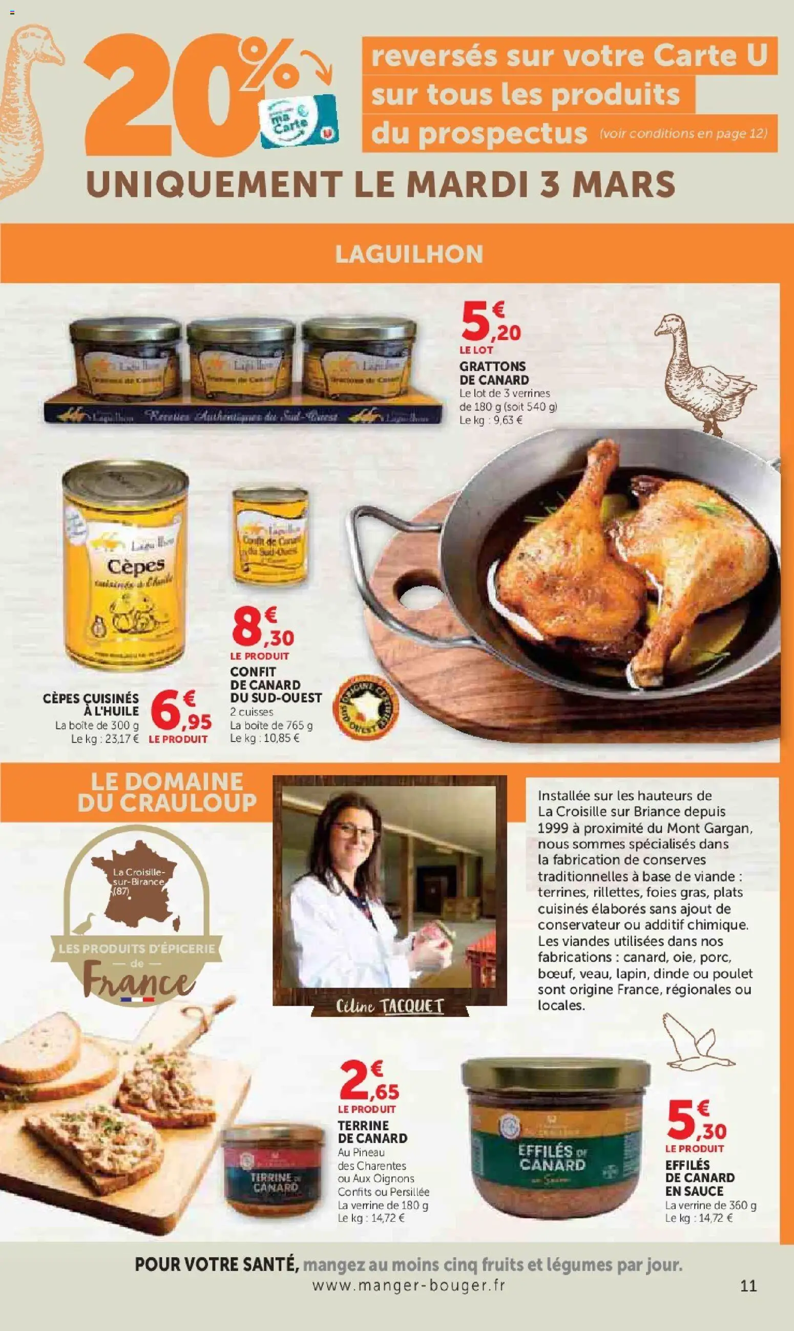 {H1} | Page: 11 | Produits: Base, Verrines, Viande, Oignons