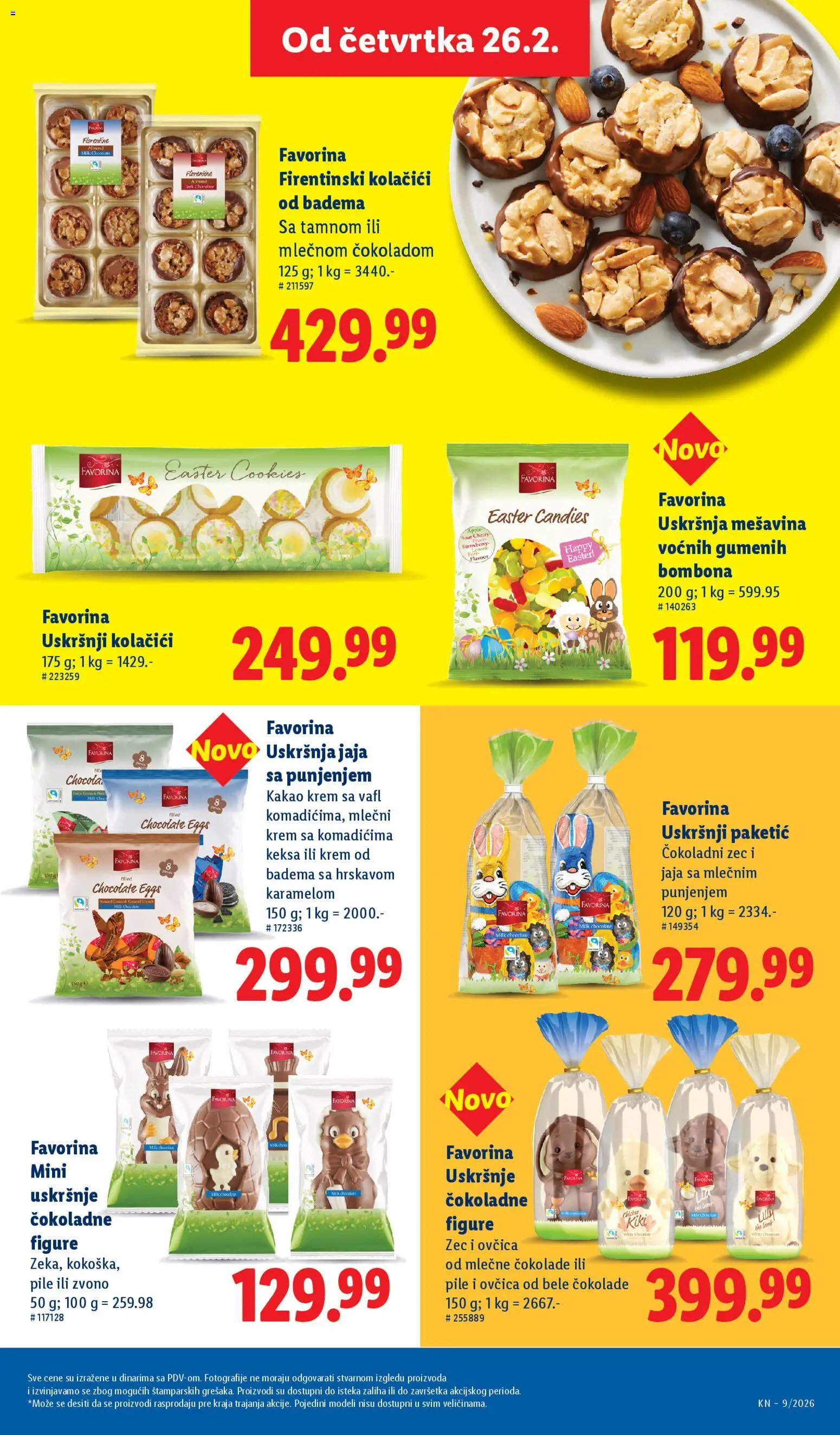 Lidl katalog - važi od 26.02.2026 | Strana: 49 | Proizvode: Gumene bombone, Puter, Jaja, Šećer u prahu