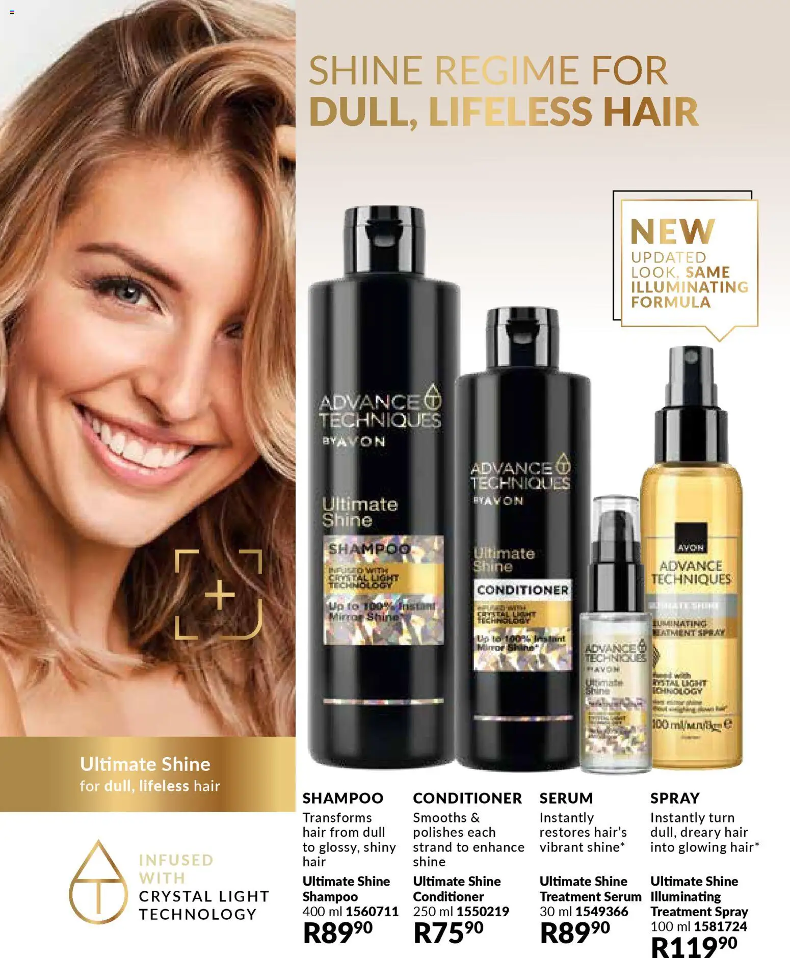 New Avon catalogue – valid from 31.01.2026 | Page: 175 | Products: Serum, Mirror, Light, Shampoo