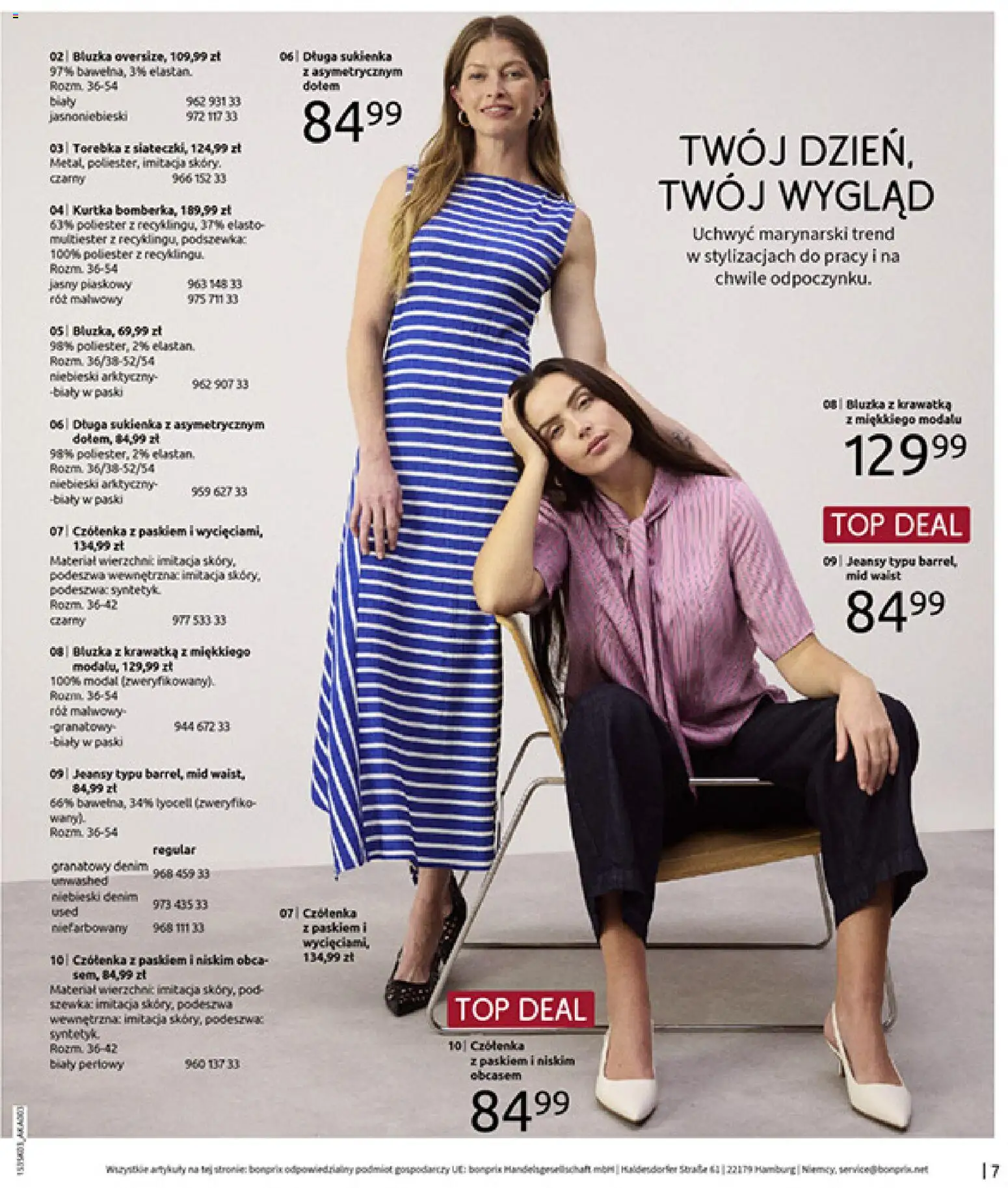 BonPrix Katalog od 03.03.2026 | Strona: 9 | Produkty: Kurtka, Top, Torebka, Sukienka