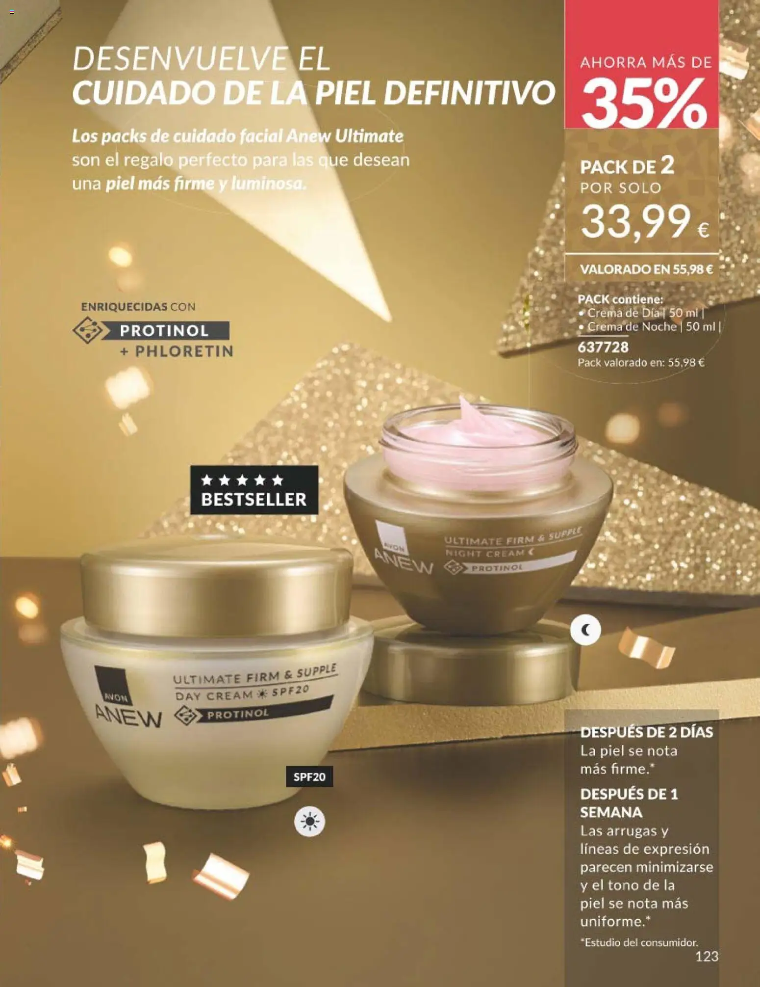 Catálogo AVON campaña 11 Black Friday │ válido desde el 01.11.2025 | Página: 123 | Productos: Crema, Crema de día, Crema de noche