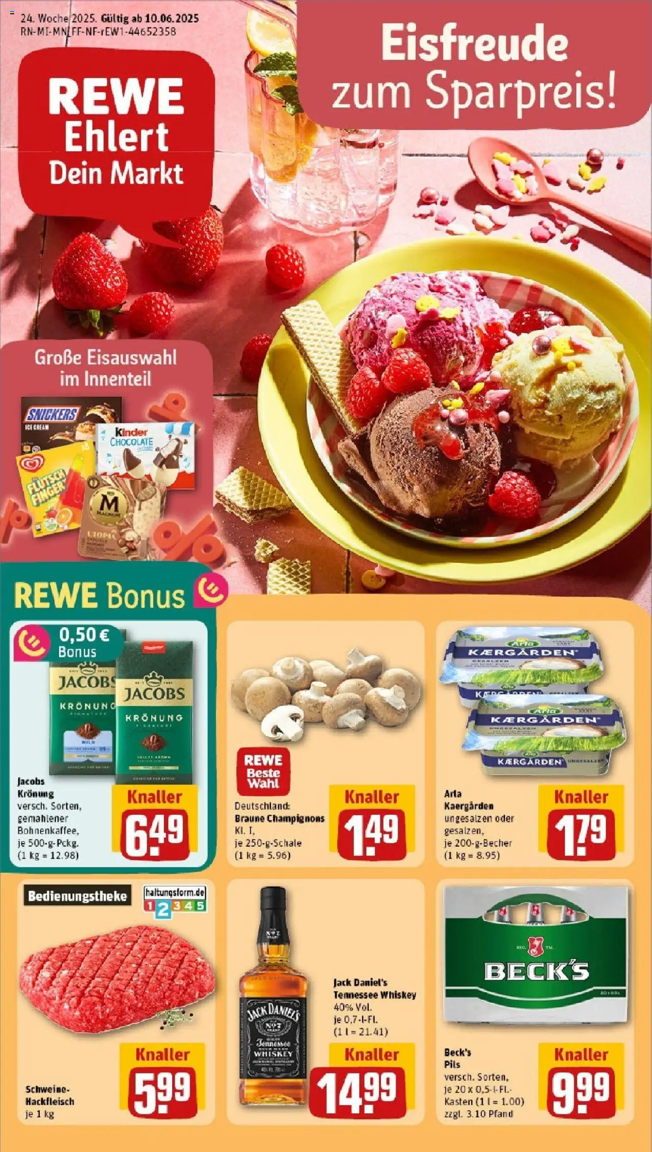 Rewe prospekt Fuldatal / Rothwesten	 - gültig ab dem 08.06.2025 | Seite: 1